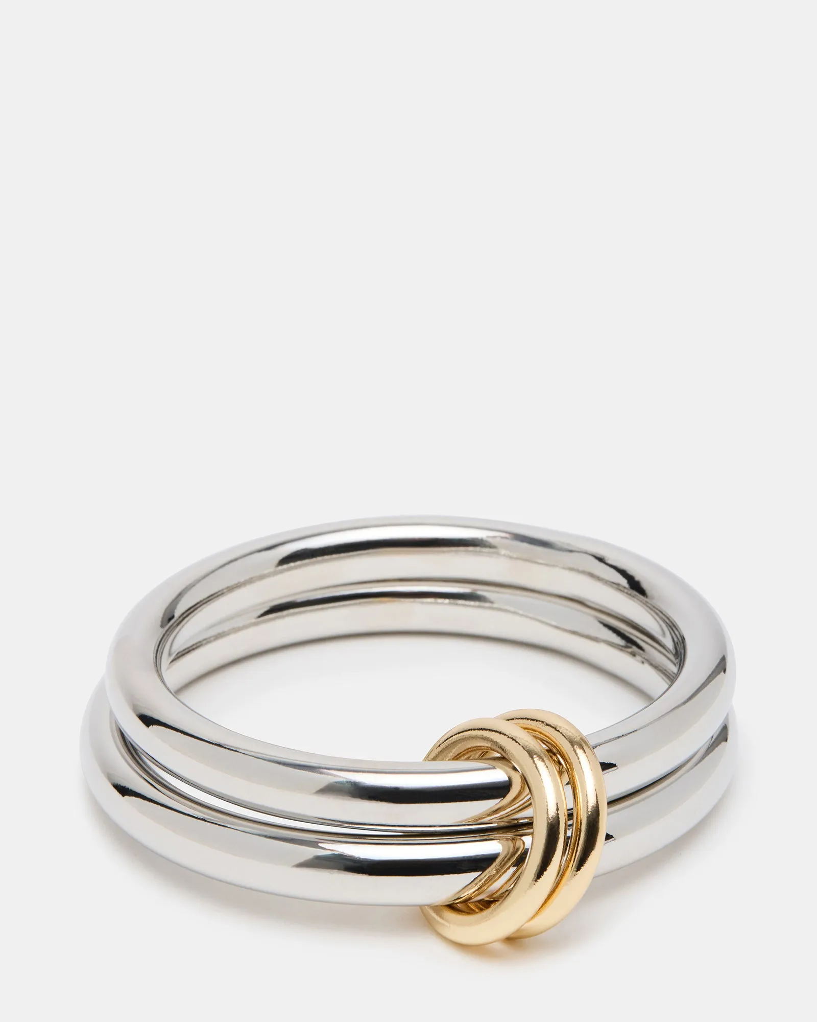 TWO-TONE BANGLE BRACELET SILVER MULTI sold by Steve Madden product image thumbnail 2