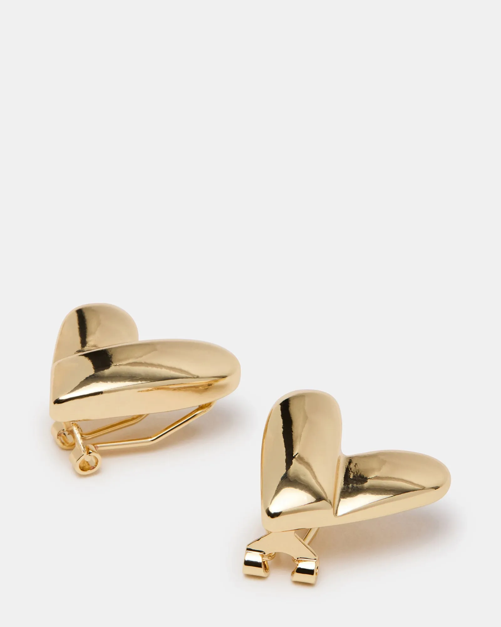 HEART STUD EARRINGS GOLD sold by Steve Madden product image thumbnail 2