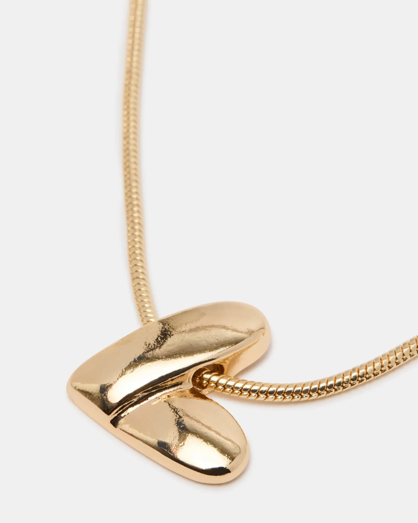 HEART PENDANT NECKLACE GOLD sold by Steve Madden product image thumbnail 2