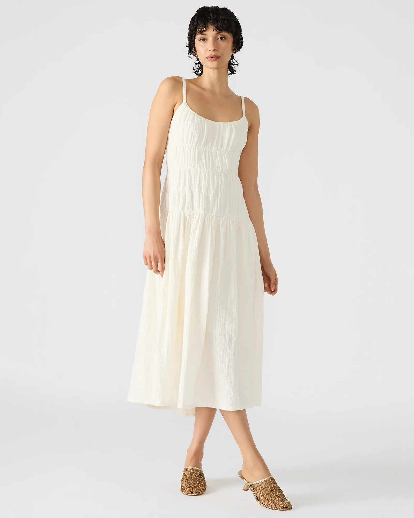 TOBY DRESS IVORY sold by Steve Madden