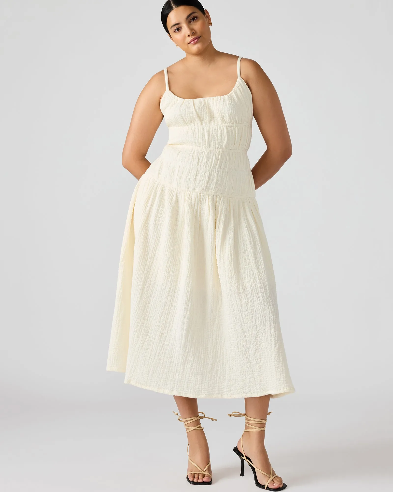 TOBY DRESS IVORY sold by Steve Madden product image thumbnail 2
