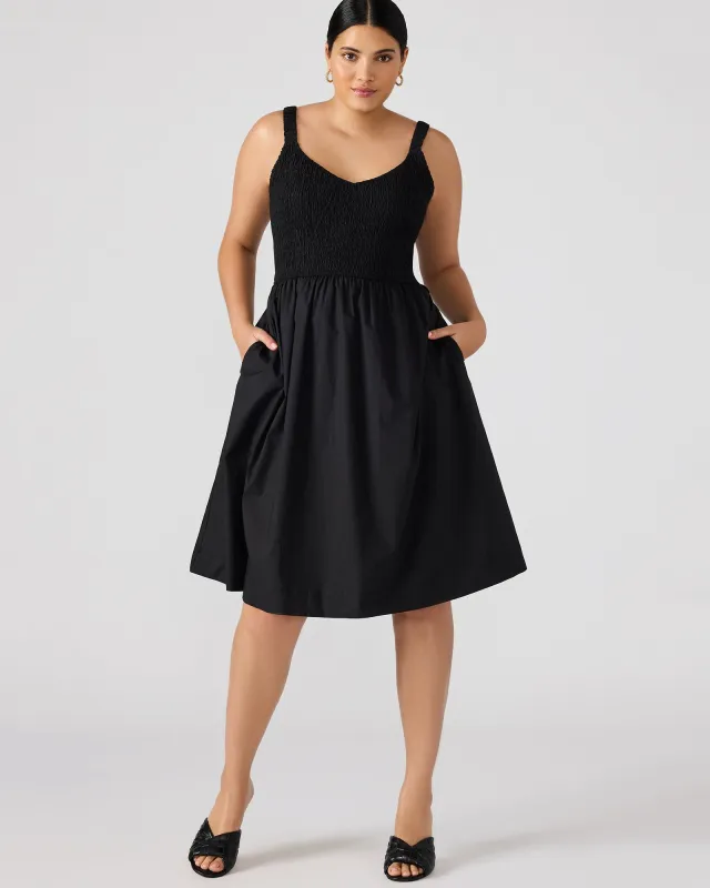 FLEUR DRESS BLACK sold by Steve Madden