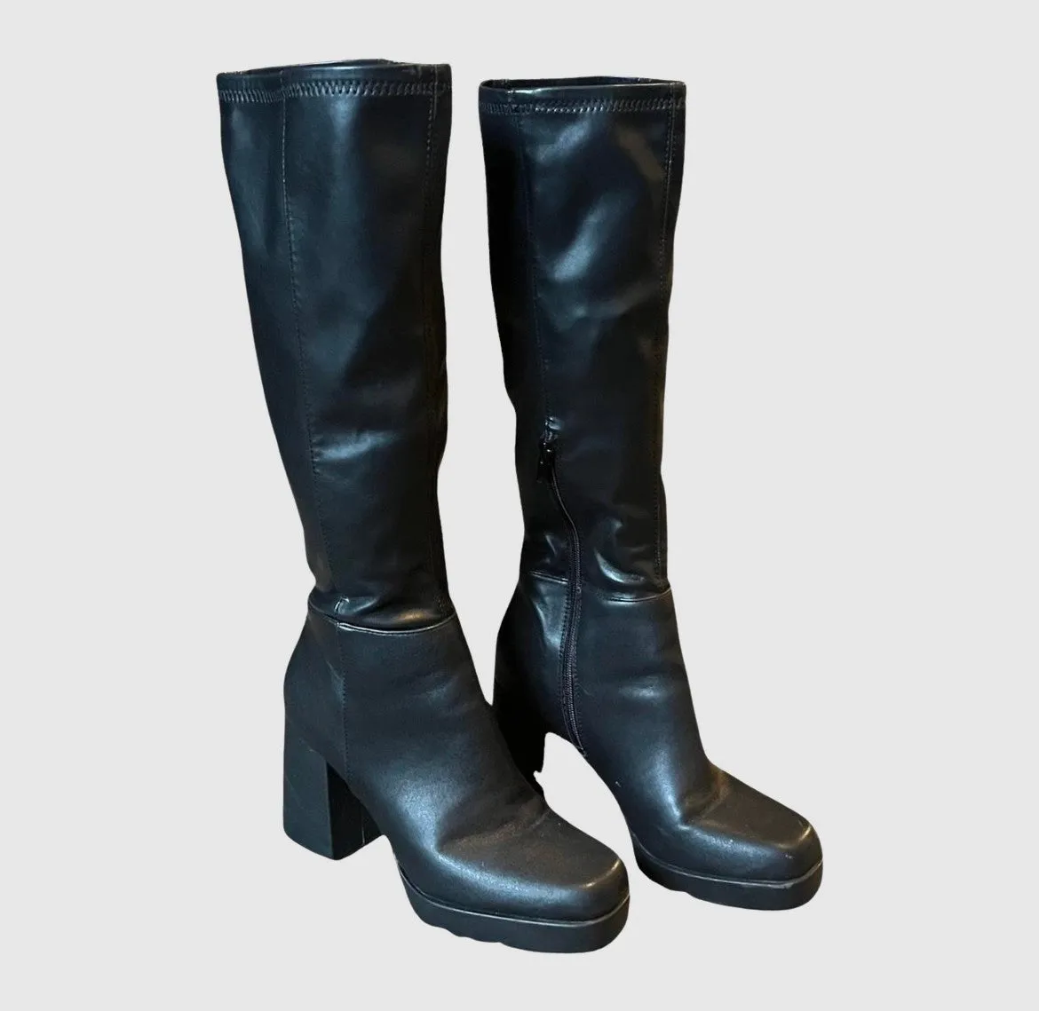 Steve Madden Knee High Platform Boots - SM REBOOTED sold by Steve Madden