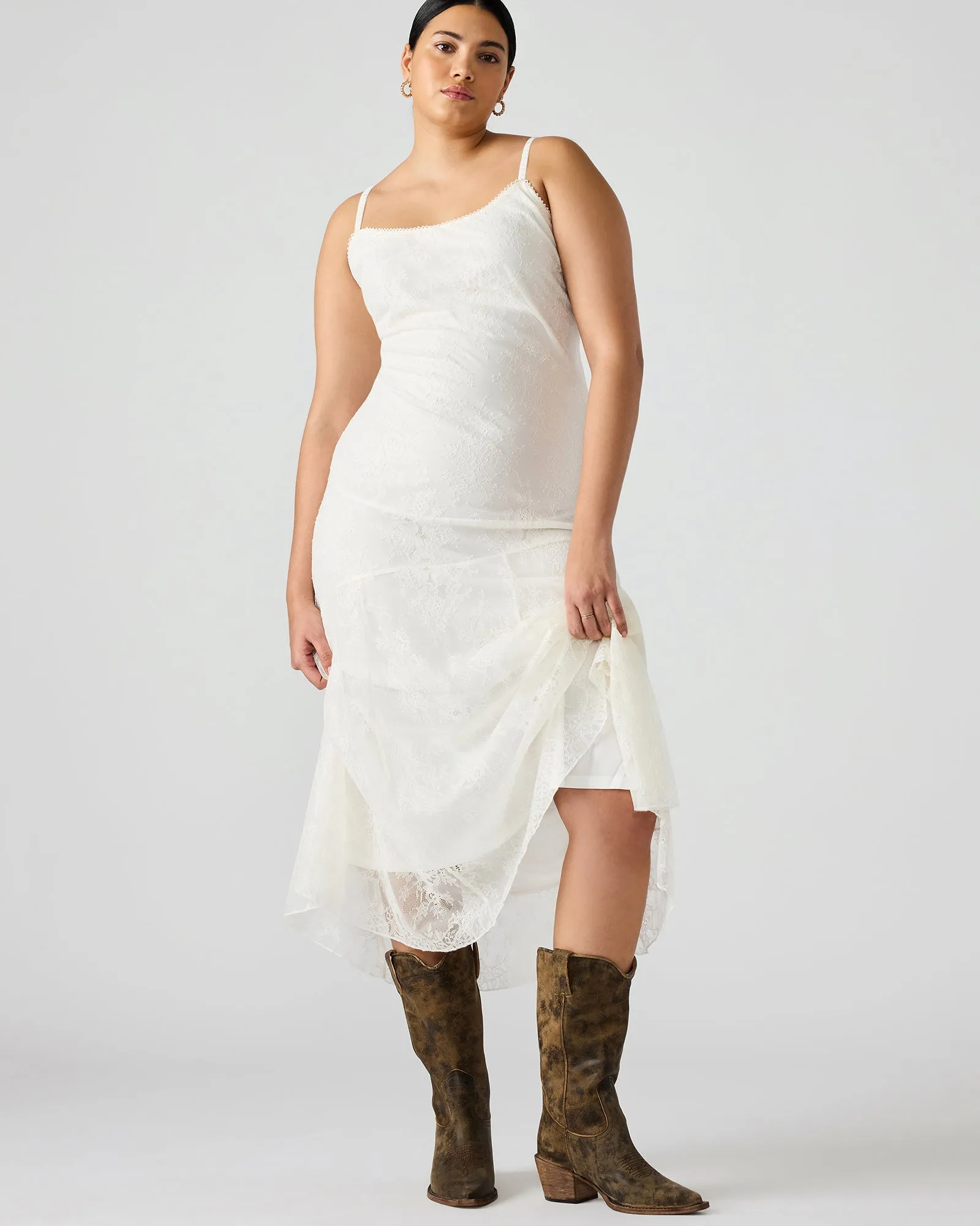 VEERA DRESS WHITE sold by Steve Madden product image thumbnail 2