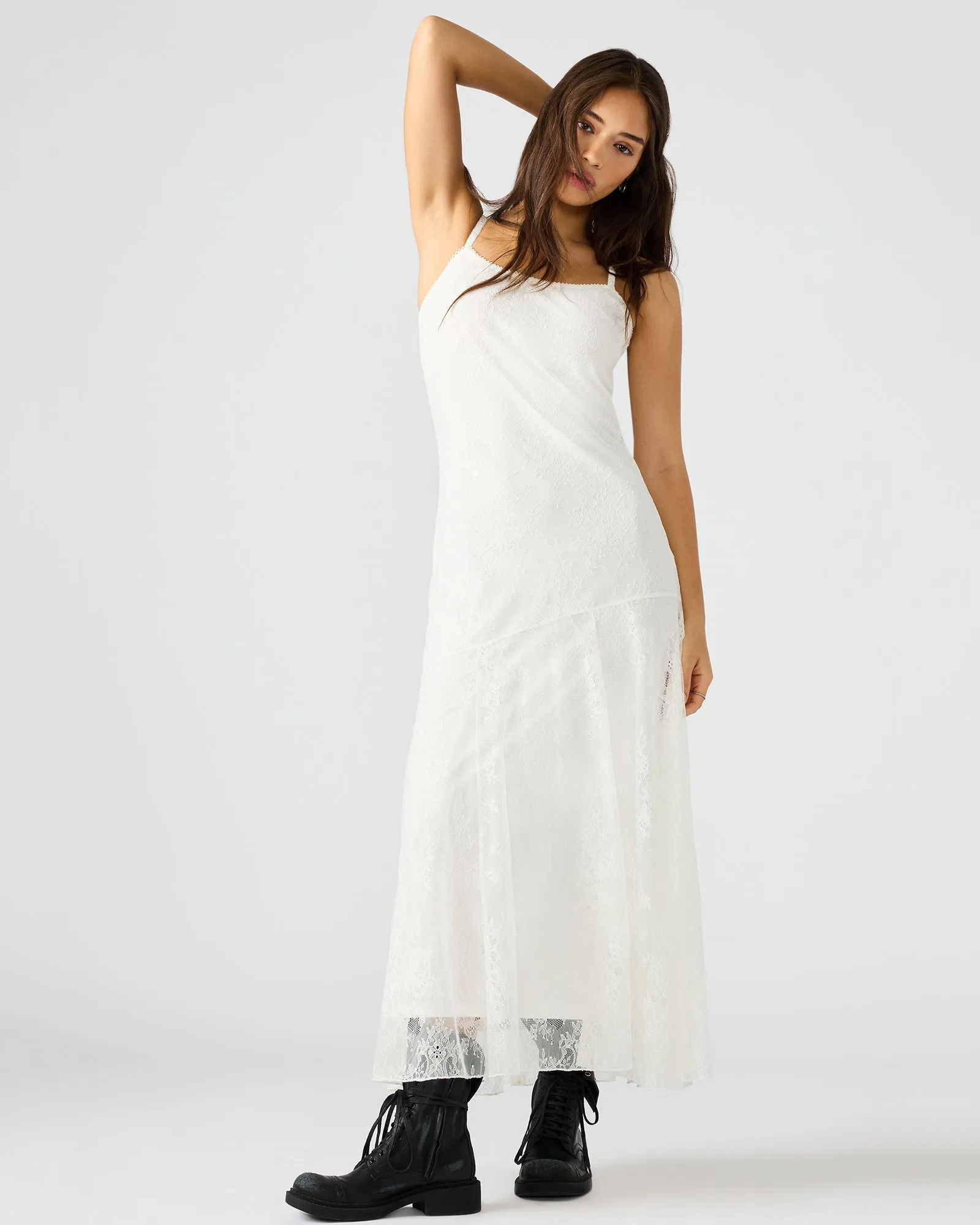 VEERA DRESS WHITE sold by Steve Madden