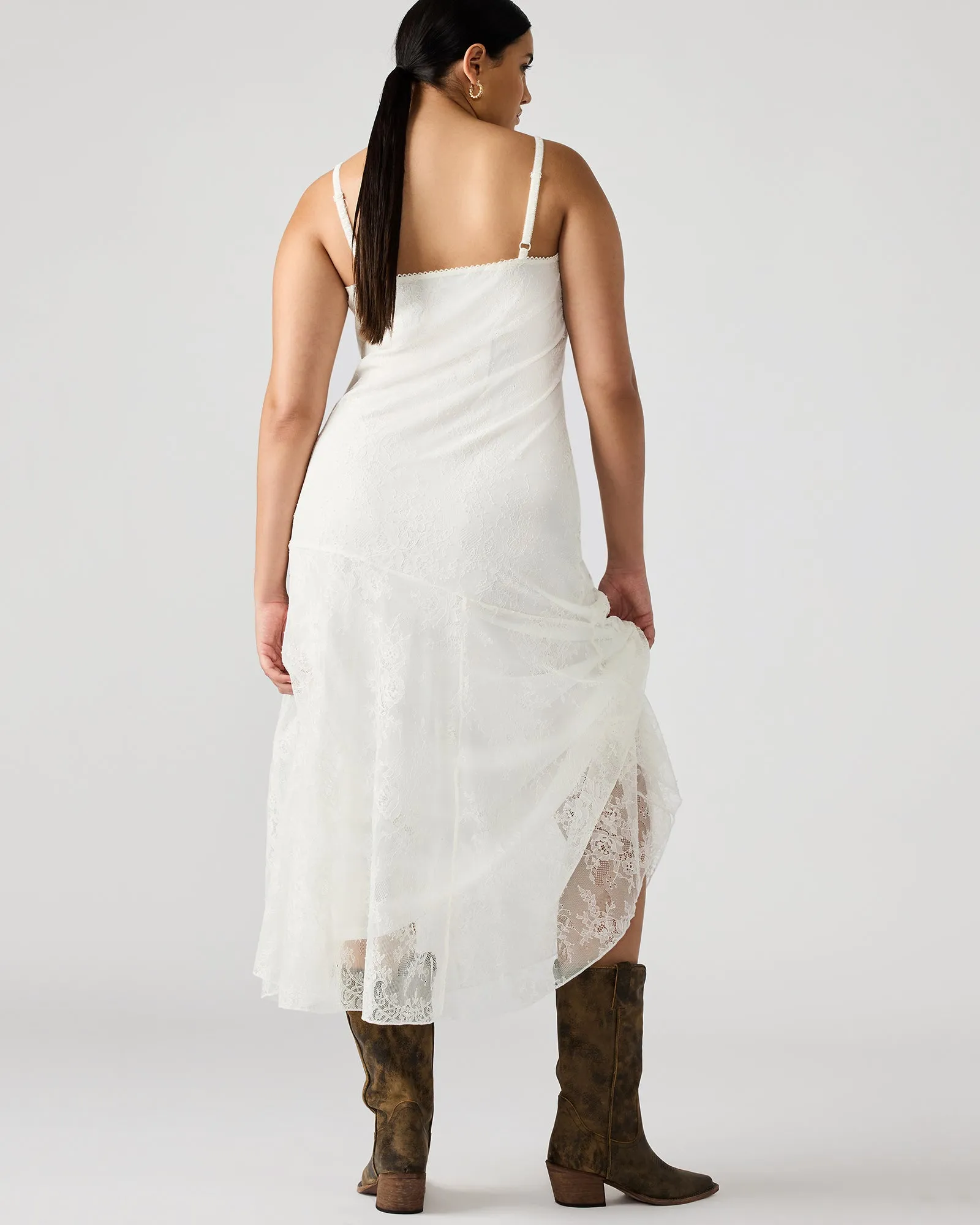 VEERA DRESS WHITE sold by Steve Madden product image thumbnail 4