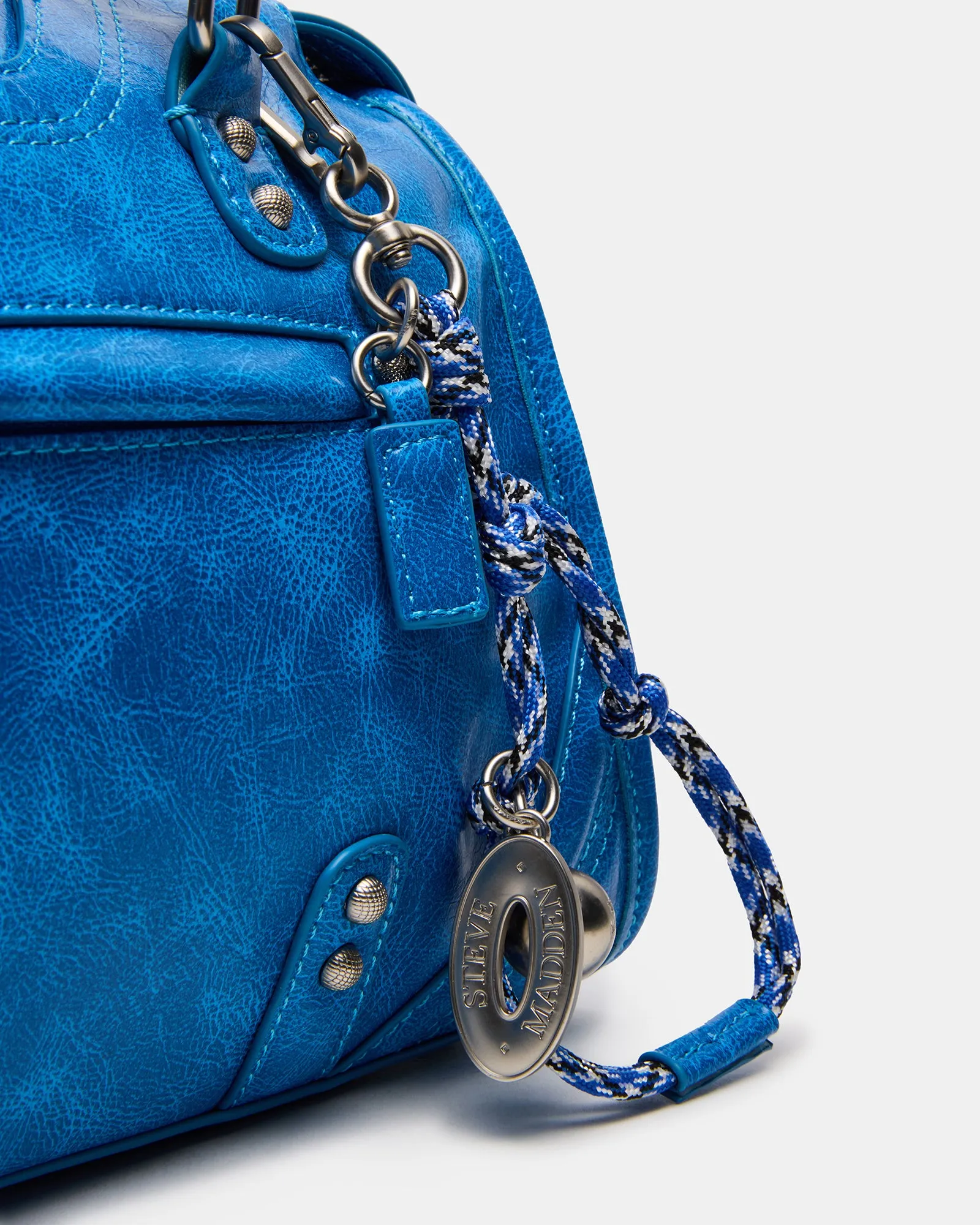RIGGS BAG BLUE AND BAG CHARM BUNDLE sold by Steve Madden product image thumbnail 3