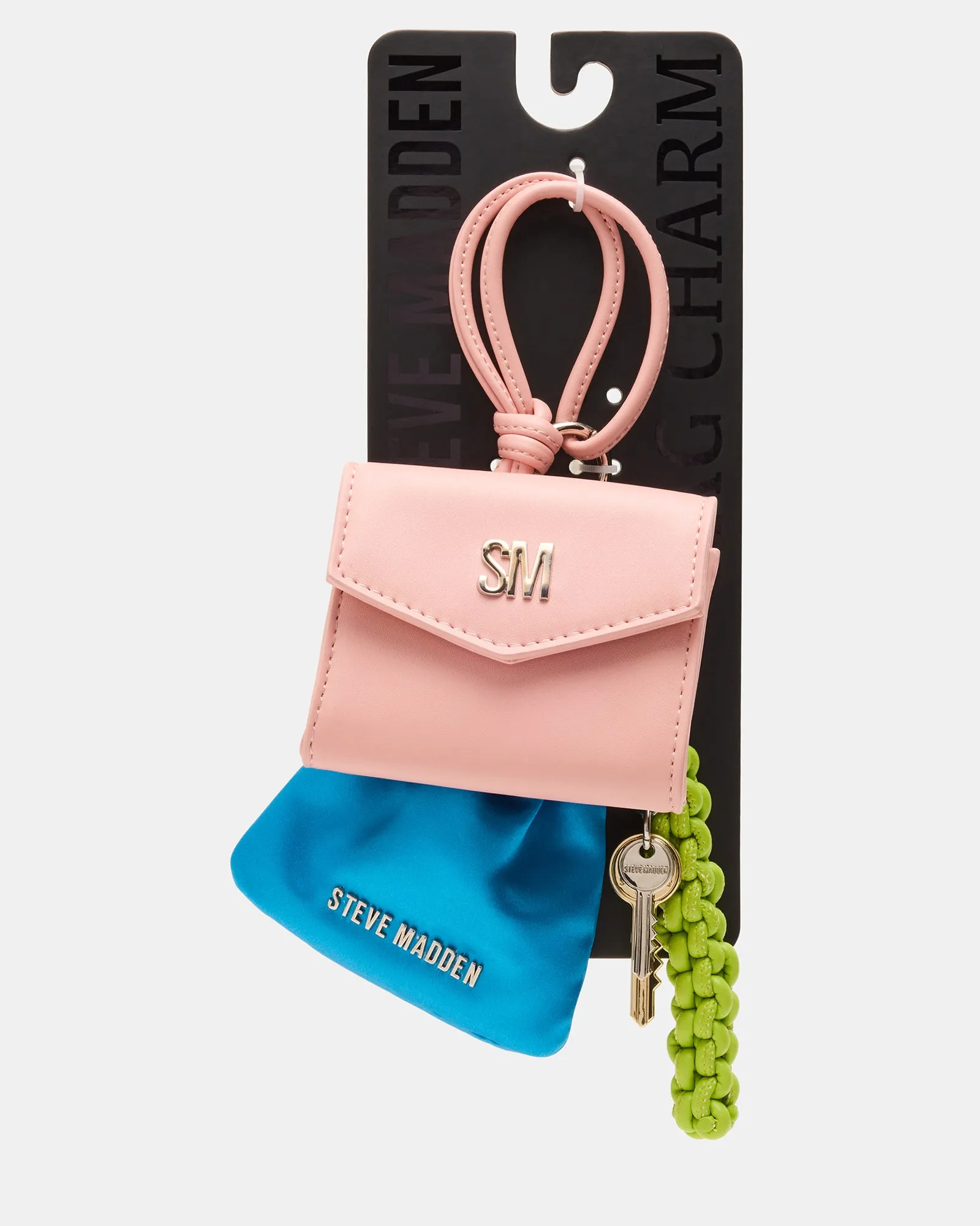 TRAVEL BAG CHARM CORAL MULTI sold by Steve Madden product image thumbnail 5