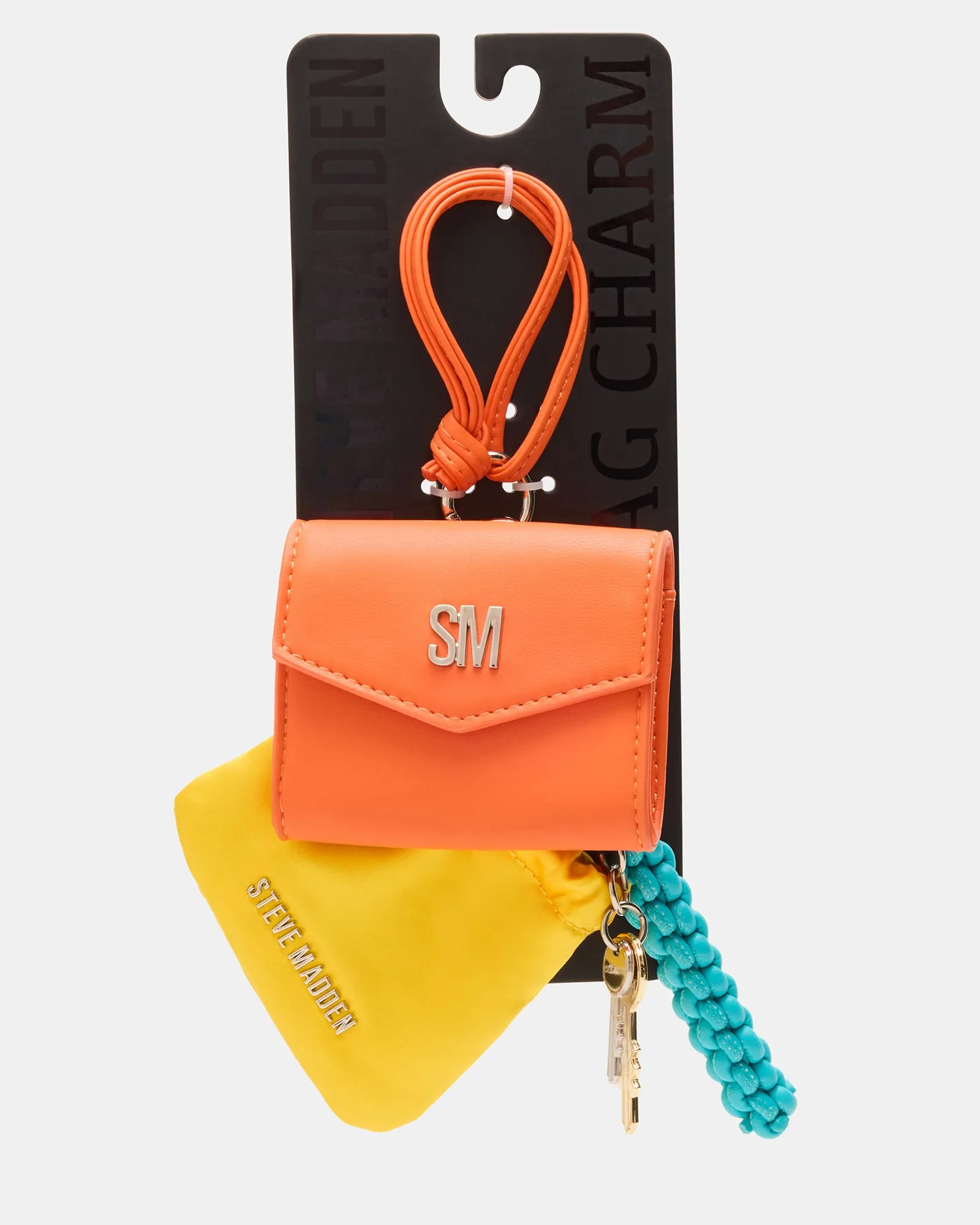 TRAVEL BAG CHARM ORANGE MULTI sold by Steve Madden product image thumbnail 5