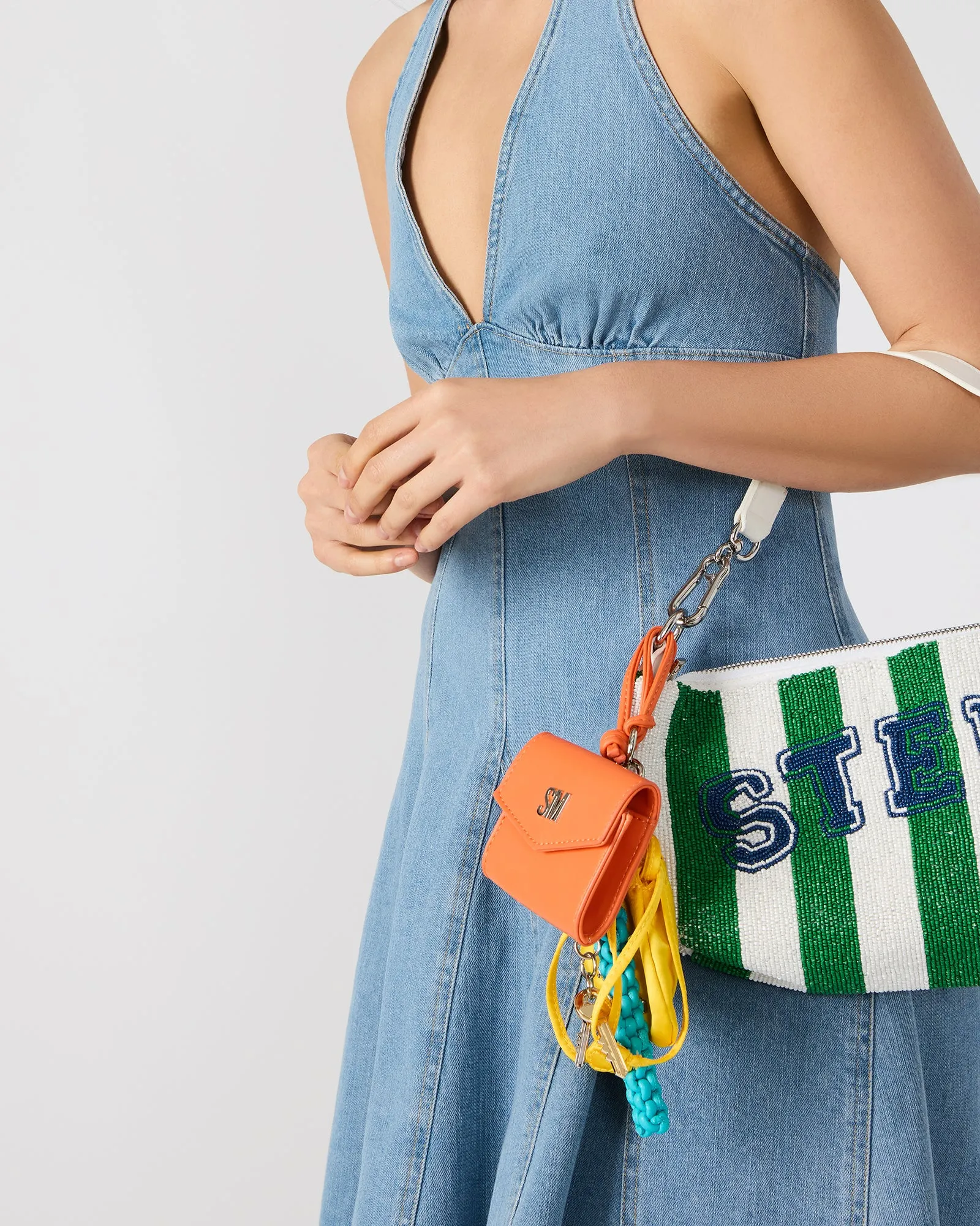 TRAVEL BAG CHARM ORANGE MULTI sold by Steve Madden product image thumbnail 2