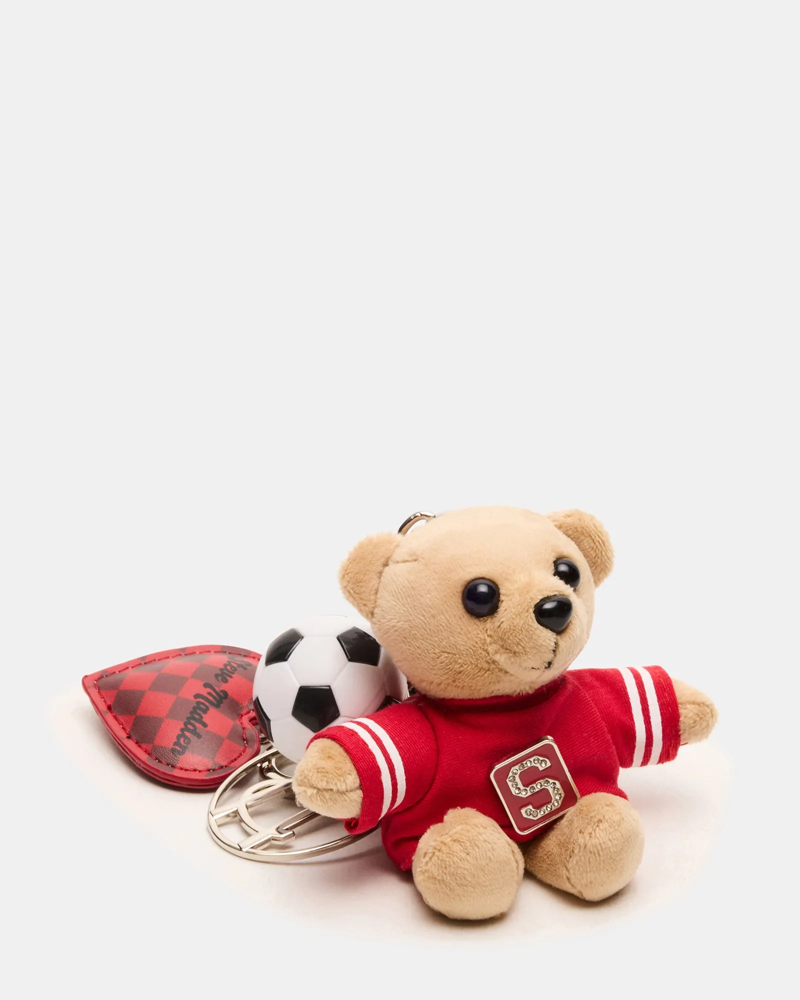 GOAL BAG CHARM RED MULTI sold by Steve Madden product image thumbnail 3