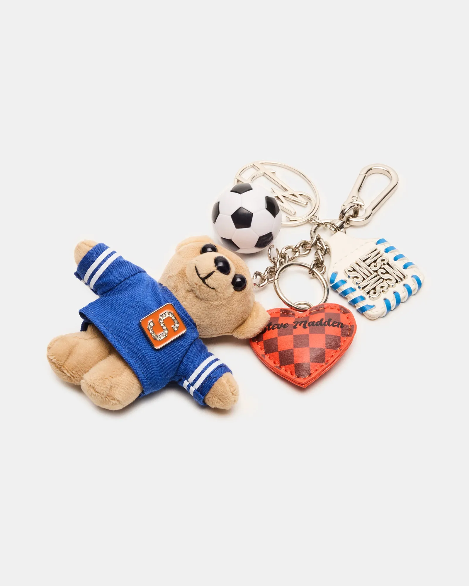 GOAL BAG CHARM BLUE MULTI sold by Steve Madden product image thumbnail 4