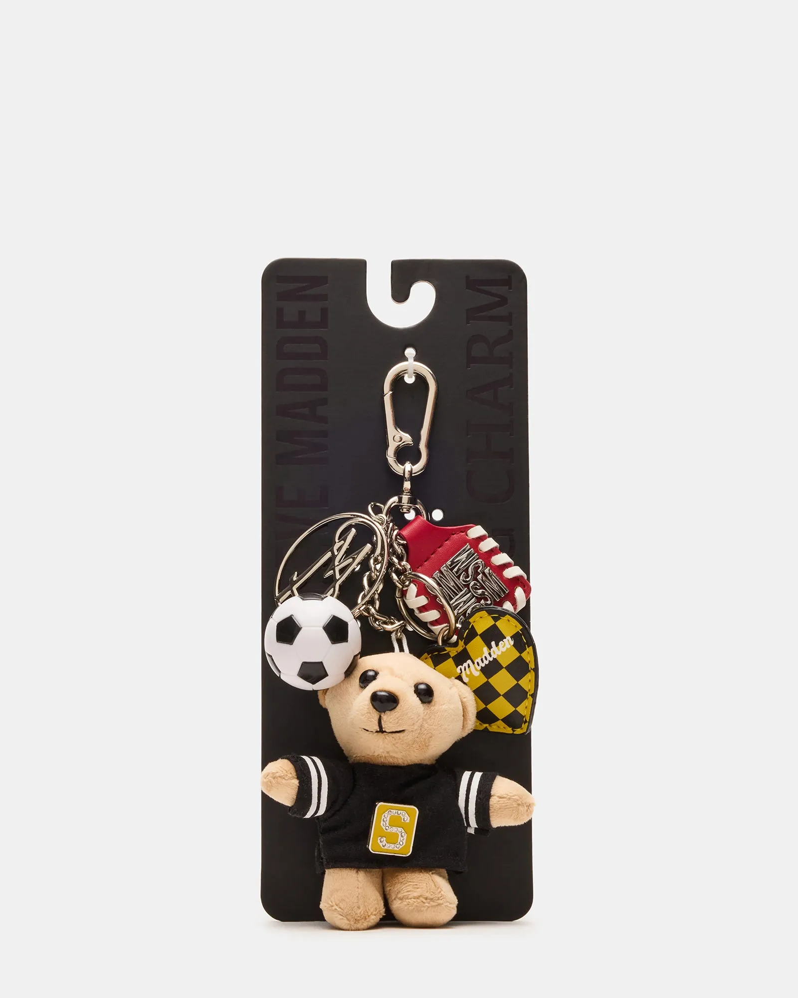 GOAL BAG CHARM BLACK/YELLOW sold by Steve Madden product image thumbnail 5