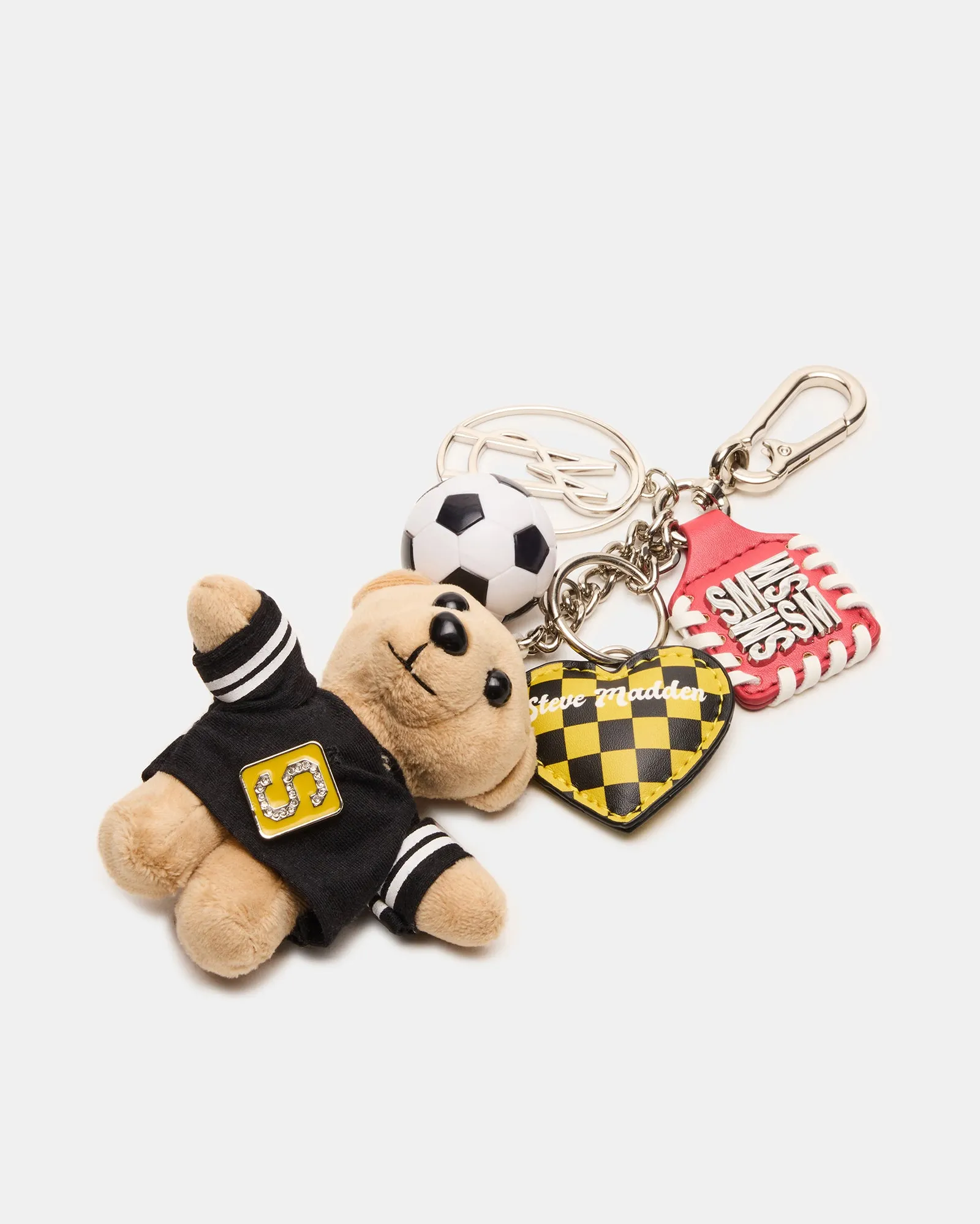 GOAL BAG CHARM BLACK/YELLOW sold by Steve Madden product image thumbnail 4