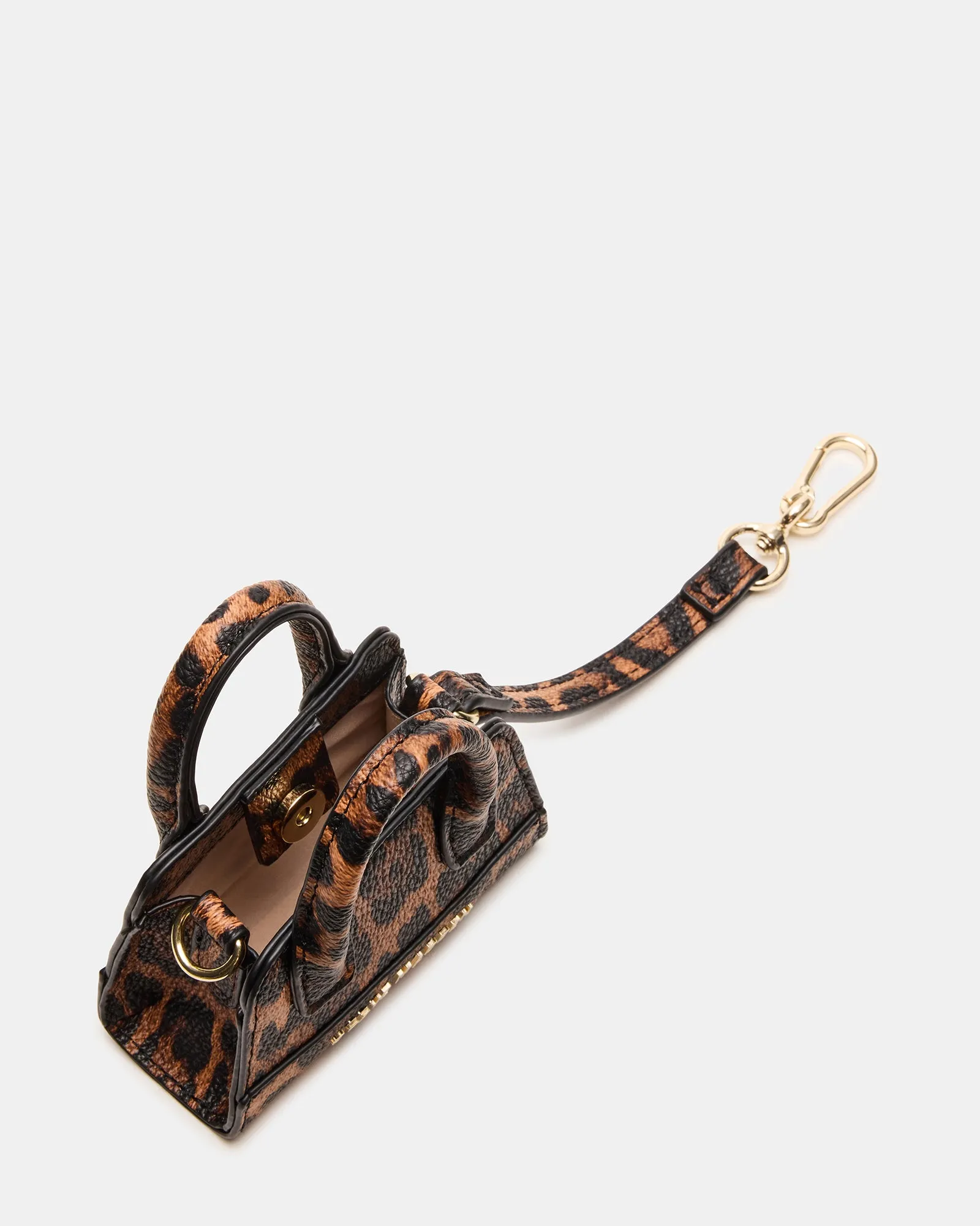 MICRO TOTE BAG CHARM LEOPARD sold by Steve Madden product image thumbnail 4