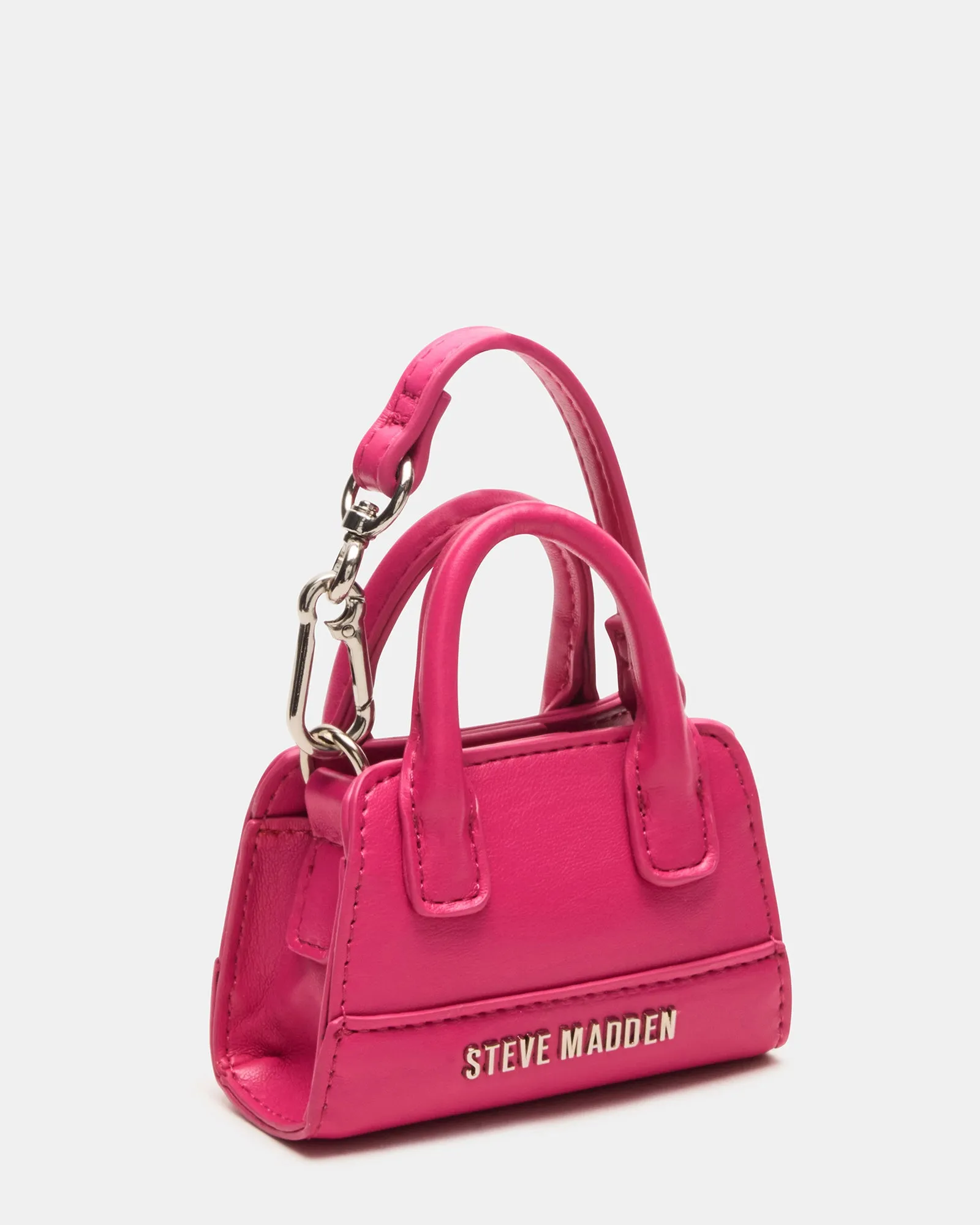 MICRO TOTE BAG CHARM FUCHSIA sold by Steve Madden product image thumbnail 3