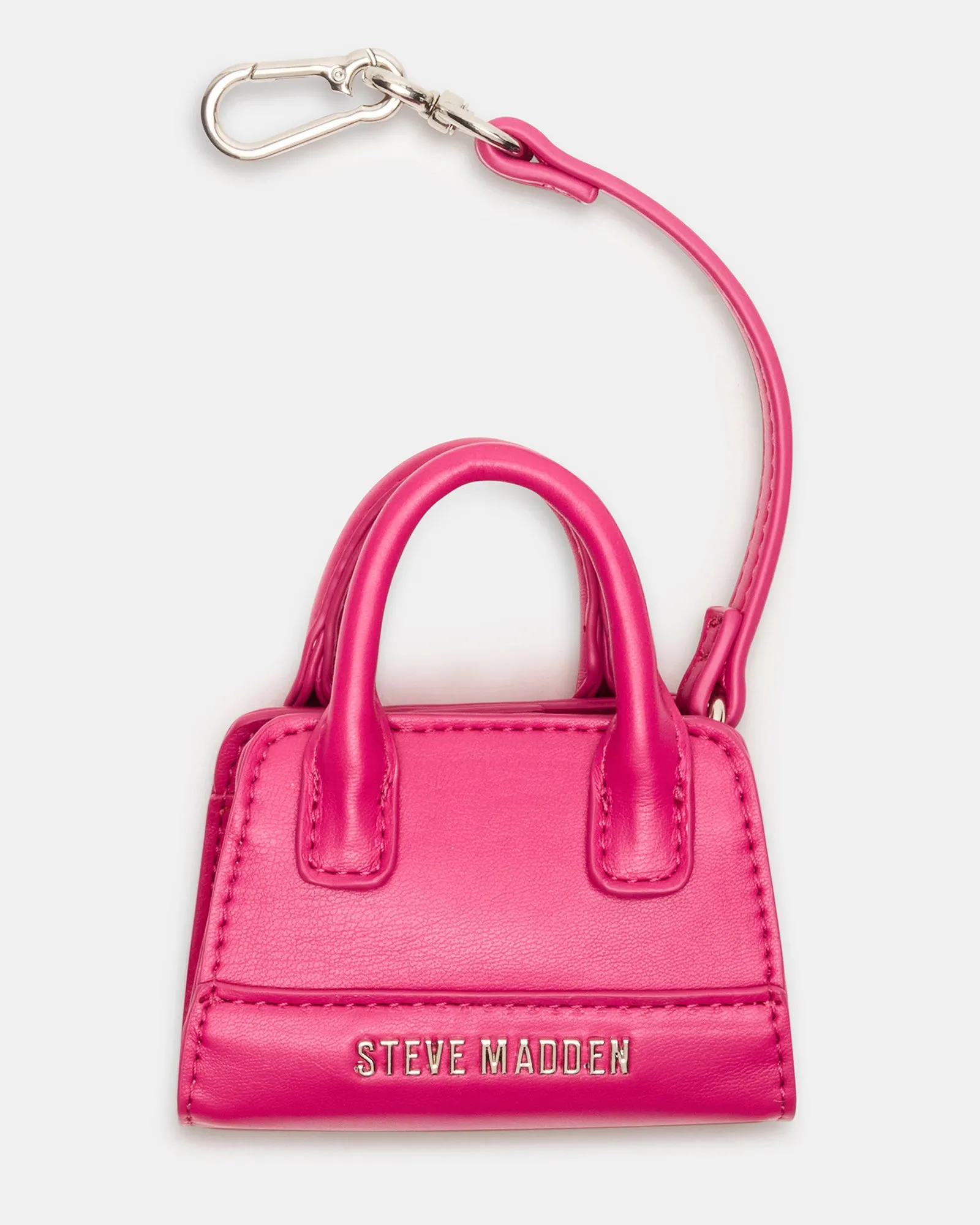 MICRO TOTE BAG CHARM FUCHSIA sold by Steve Madden