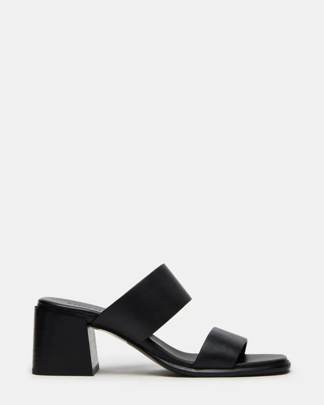 SYCAMORE BLACK LEATHER sold by Steve Madden