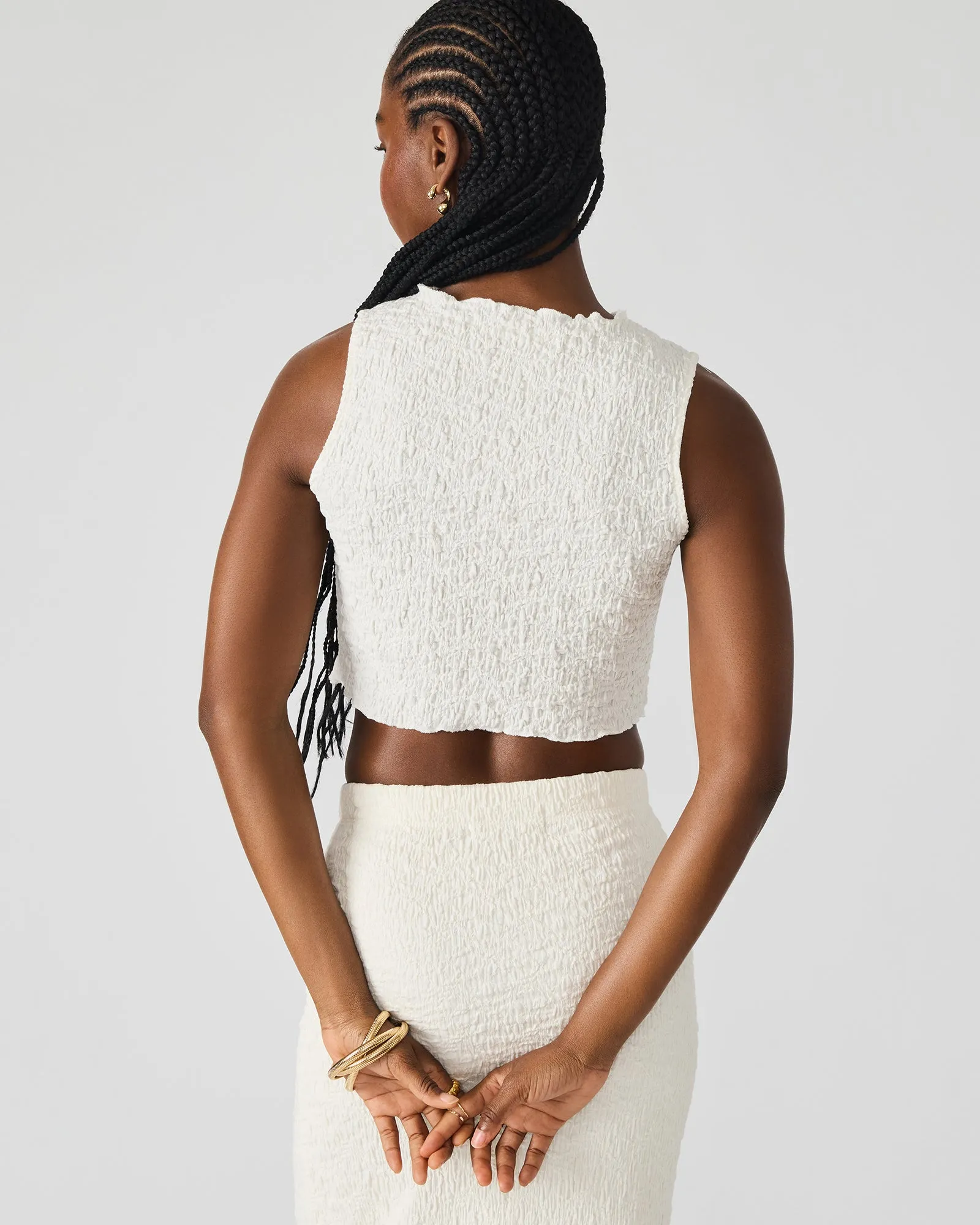 SEASIDE MAXI SKIRT SET CREAM sold by Steve Madden product image thumbnail 4