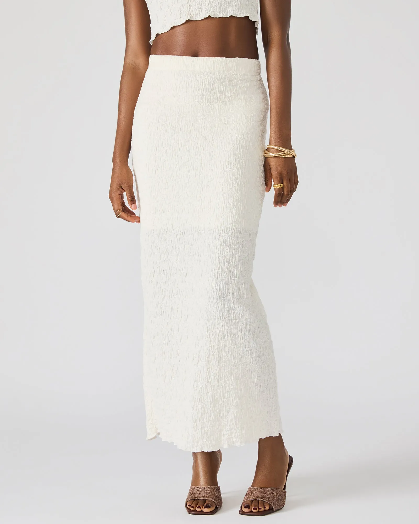 SEASIDE MAXI SKIRT SET CREAM sold by Steve Madden product image thumbnail 5