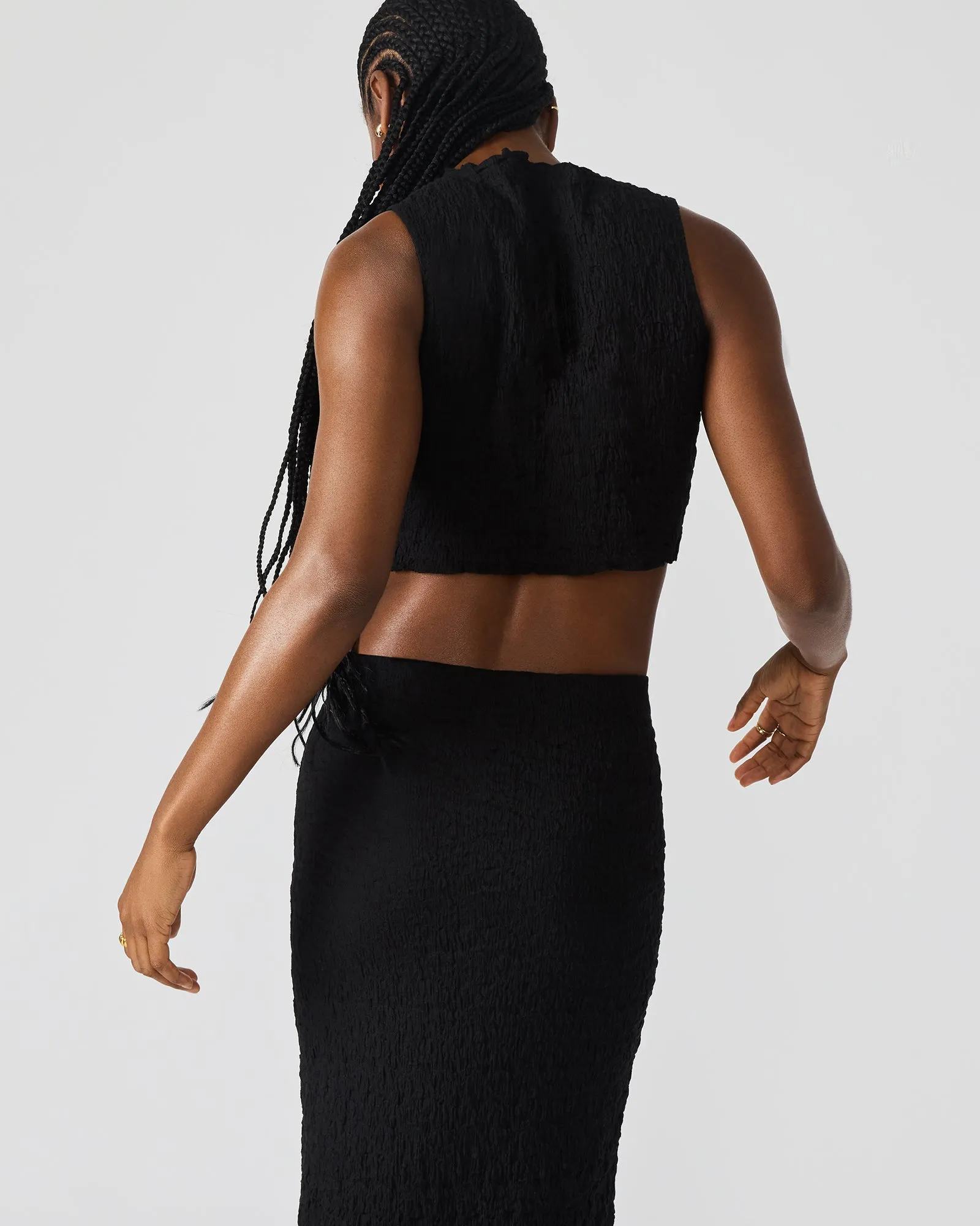 SEASIDE MAXI SKIRT SET BLACK sold by Steve Madden product image thumbnail 4