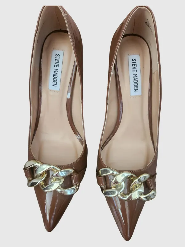 VITALITY COGNAC PATENT - SM REBOOTED sold by Steve Madden