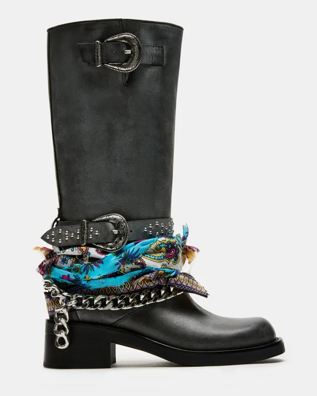 REBEL BLACK DISTRESSED - SM REBOOTED sold by Steve Madden