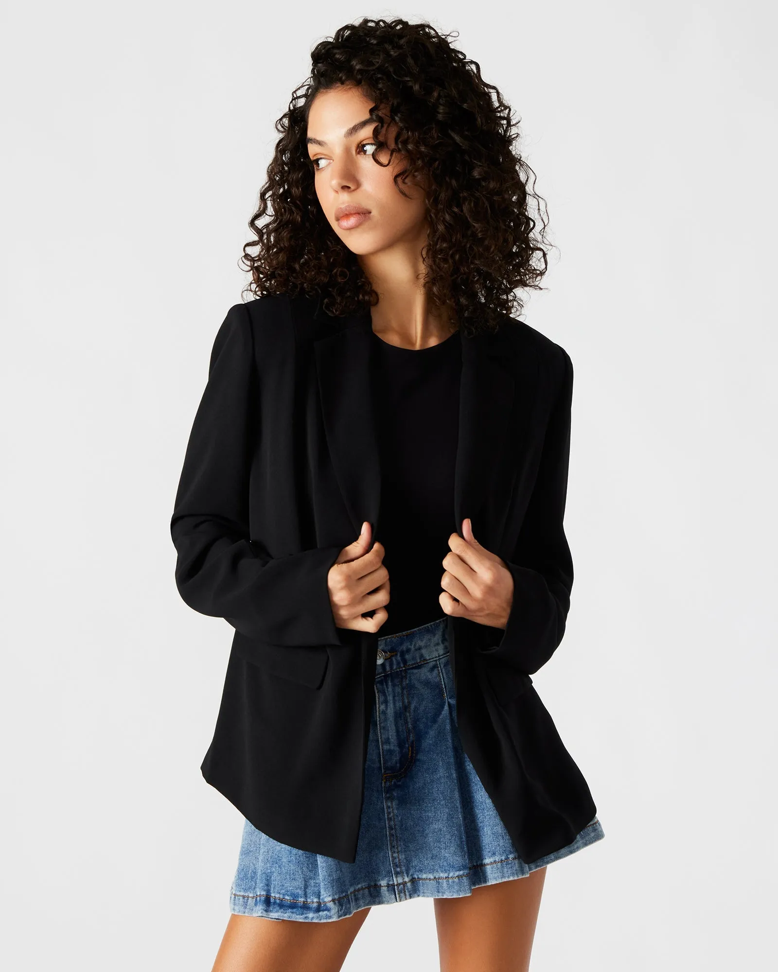 PAYTON BLAZER BLACK - SM REBOOTED sold by Steve Madden