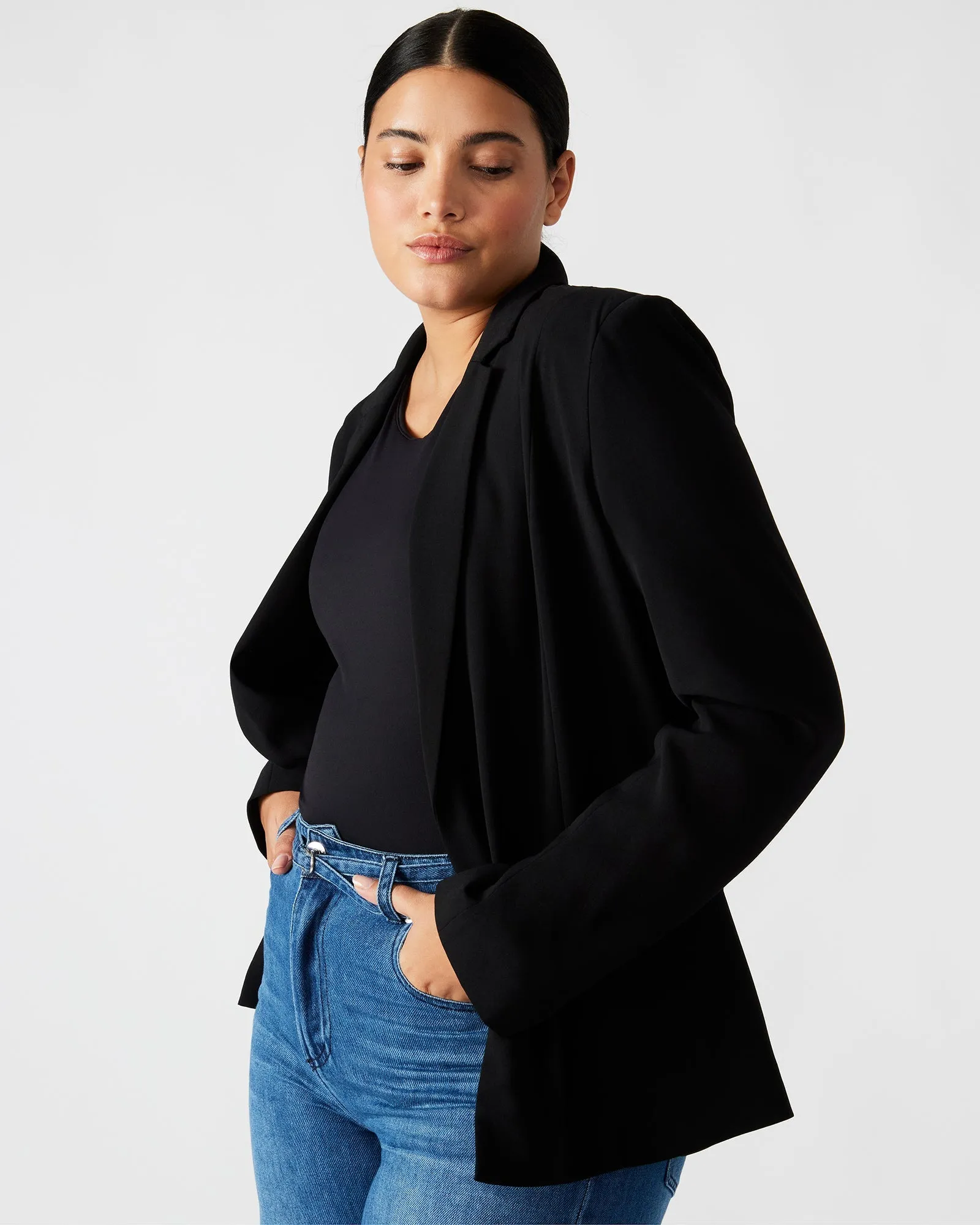 PAYTON BLAZER BLACK - SM REBOOTED sold by Steve Madden product image thumbnail 2