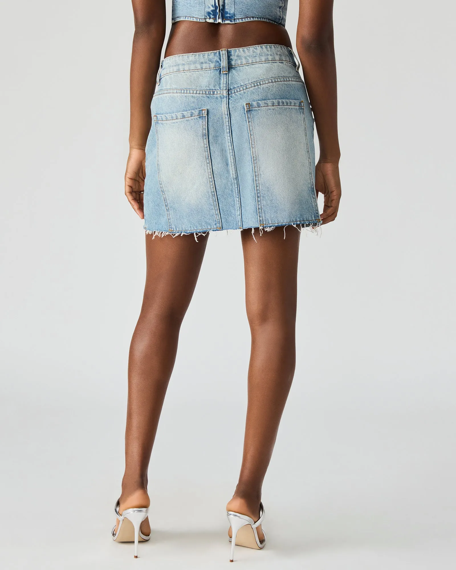 ERAS DENIM SKIRT sold by Steve Madden product image thumbnail 4