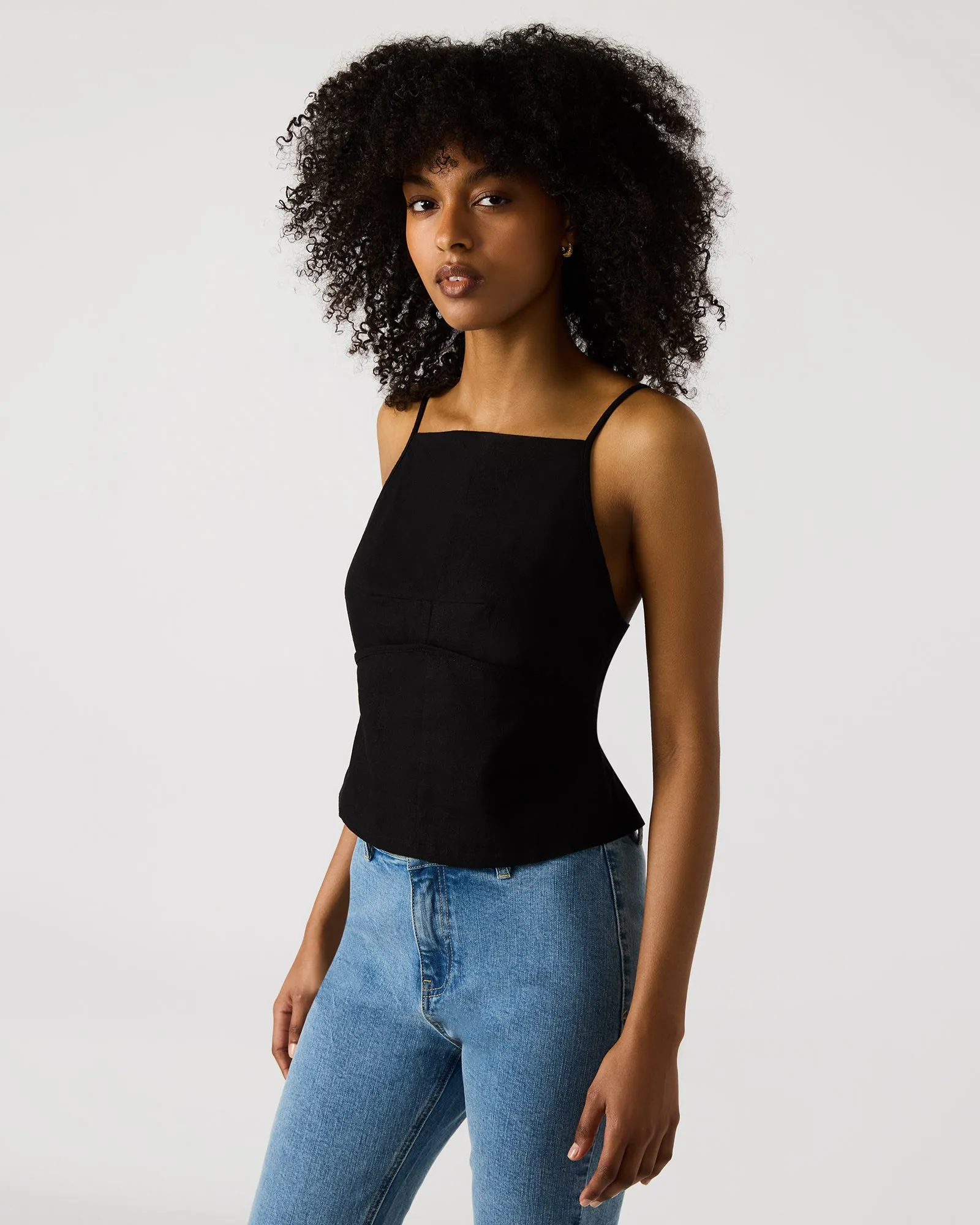 TIEGAN TOP BLACK sold by Steve Madden product image thumbnail 2