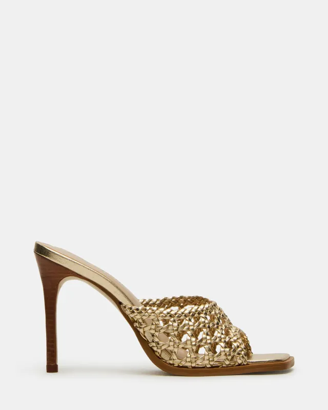 TIKKI GOLD LEATHER sold by Steve Madden