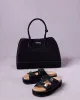 BIGSCHMONA SANDAL AND HEIDEE BAG BLACK BUNDLE sold by Steve Madden