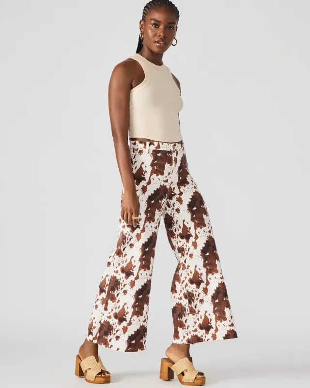 HARLI JEAN BROWN COW PRINT sold by Steve Madden
