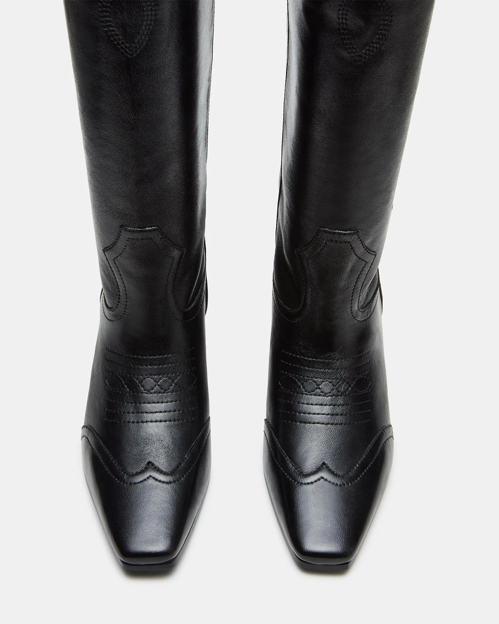DOLLIE BLACK LEATHER - SM REBOOTED sold by Steve Madden product image thumbnail 5