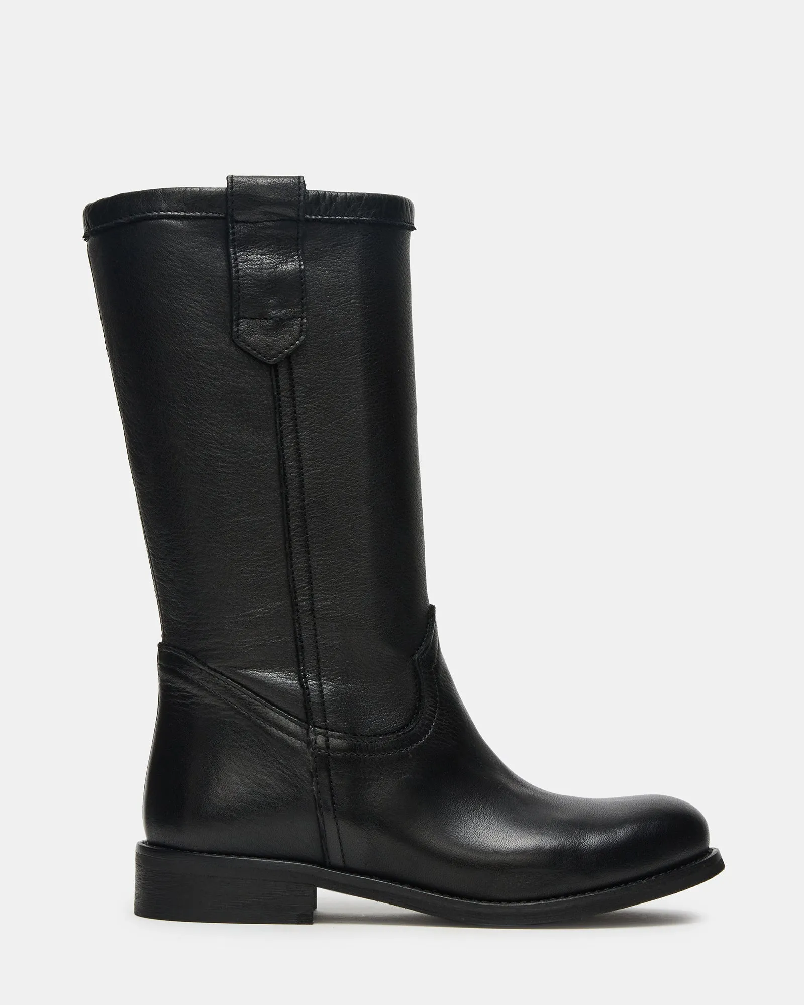 RUBEN BLACK LEATHER sold by Steve Madden