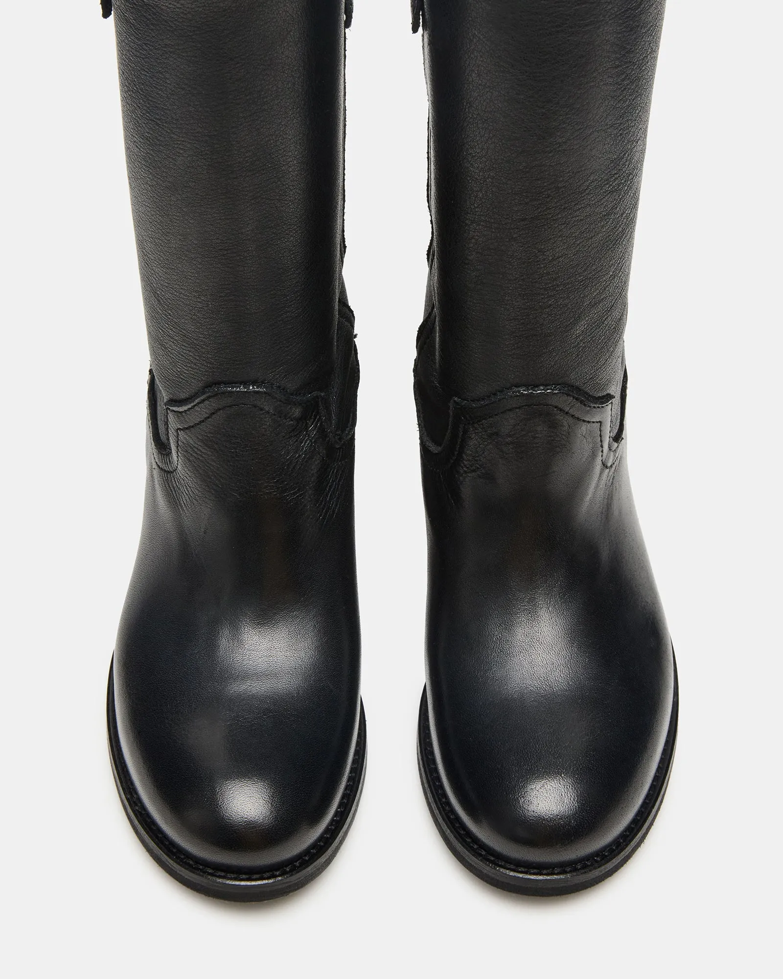 RUBEN BLACK LEATHER sold by Steve Madden product image thumbnail 4