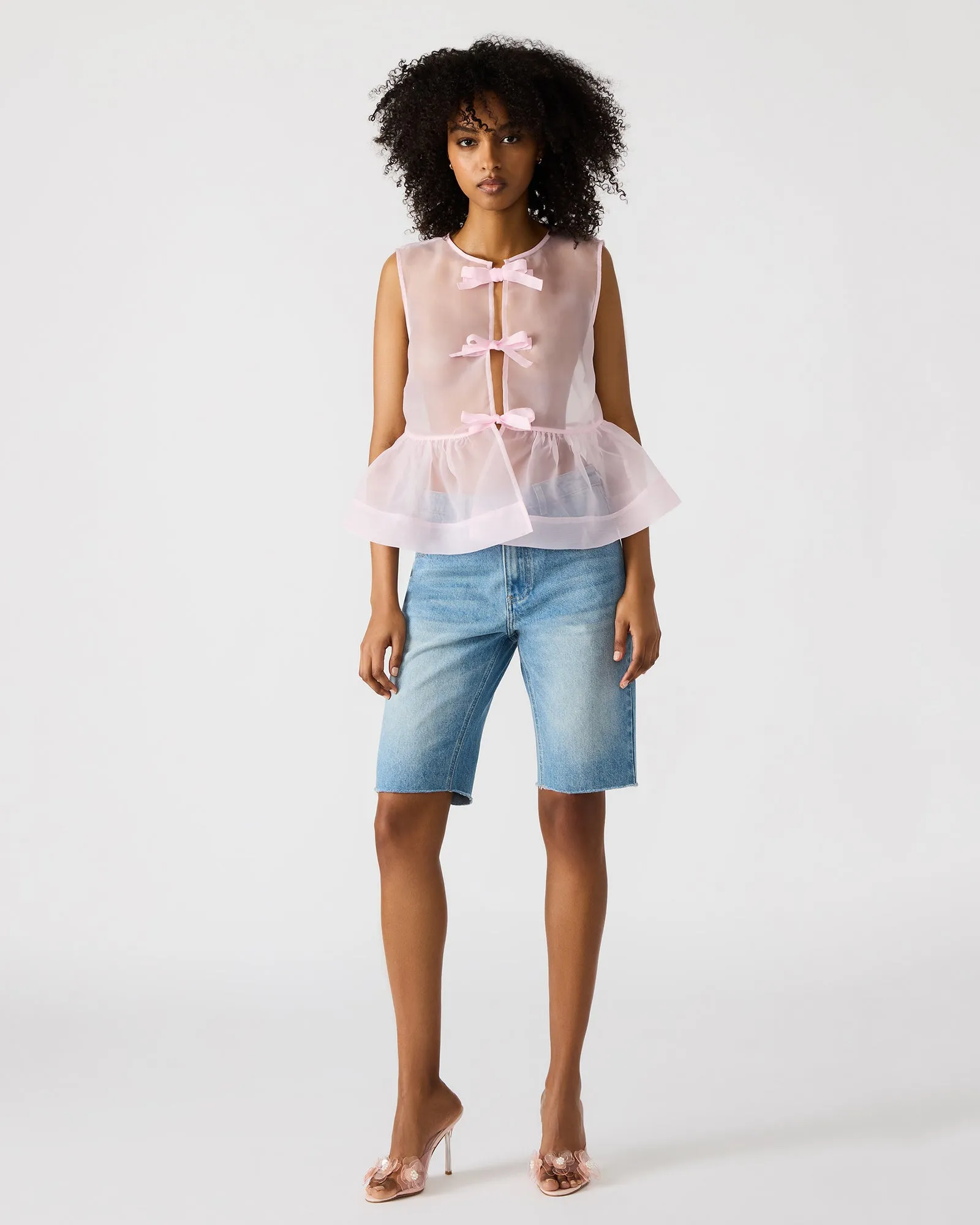 PAULINA TOP LIGHT PINK sold by Steve Madden product image thumbnail 3