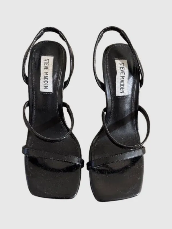 Leather Sling-back Double-strap heel - SM REBOOTED sold by Steve Madden