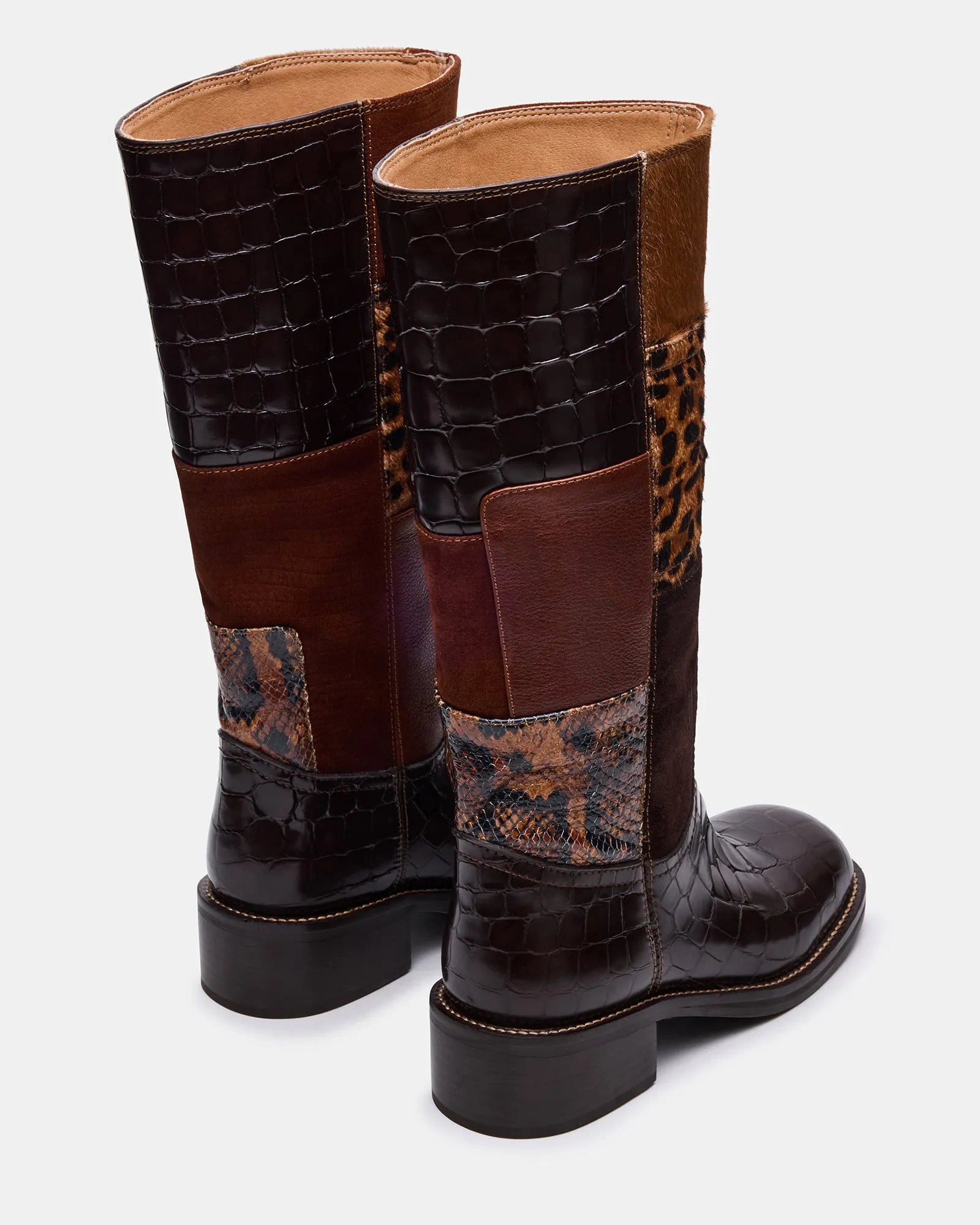 RIGGS BROWN MULTI PATCHES sold by Steve Madden product image thumbnail 5