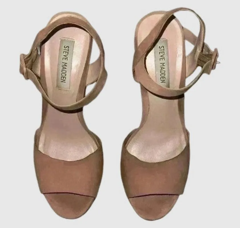 Citrus Dark Beige Wedge - SM REBOOTED sold by Steve Madden