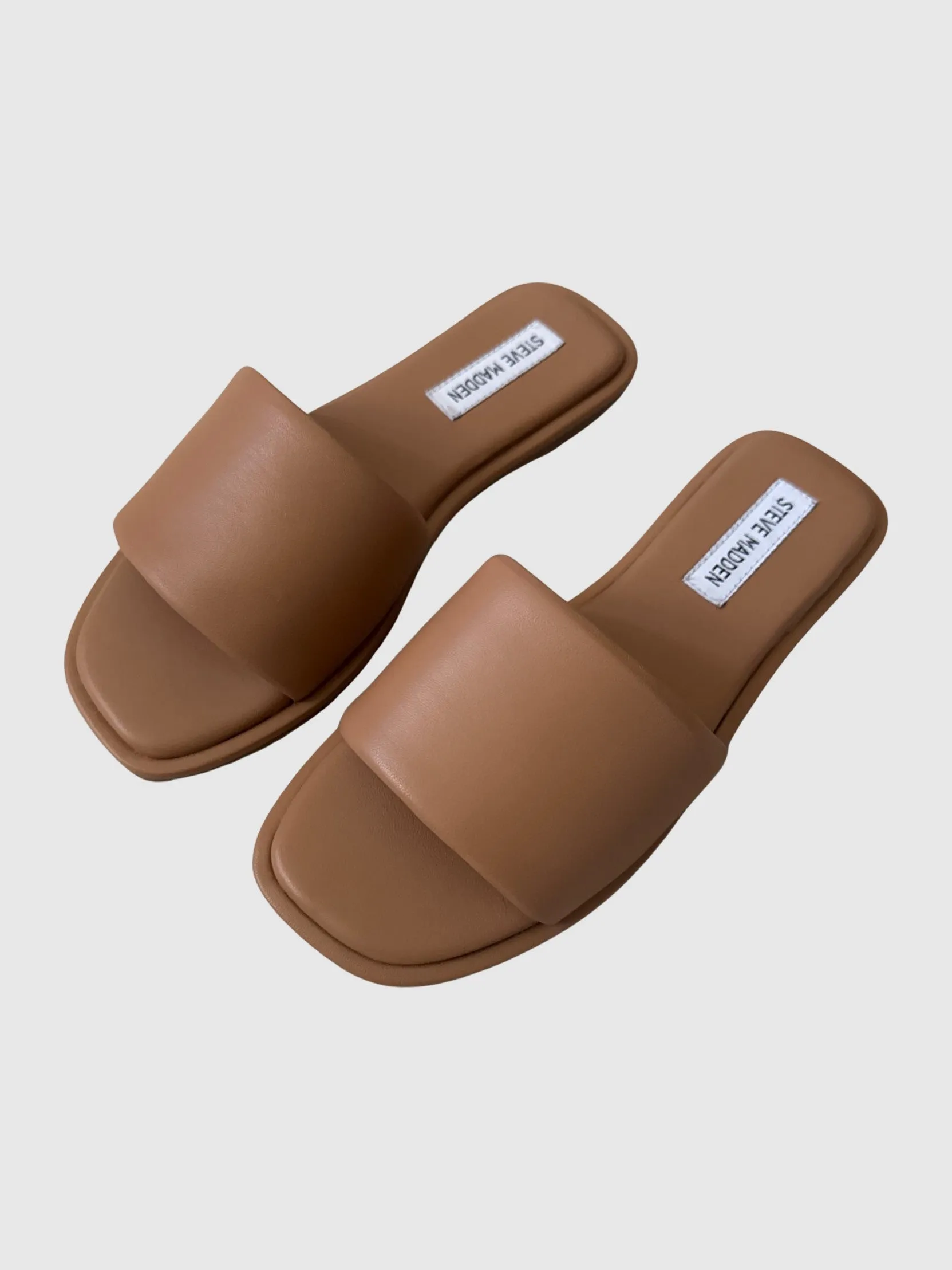 CLYDE FLAT SANDALS TAN - SM REBOOTED sold by Steve Madden