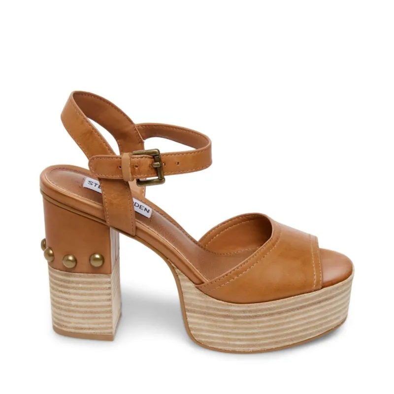 TAME COGNAC LEATHER - SM REBOOTED sold by Steve Madden