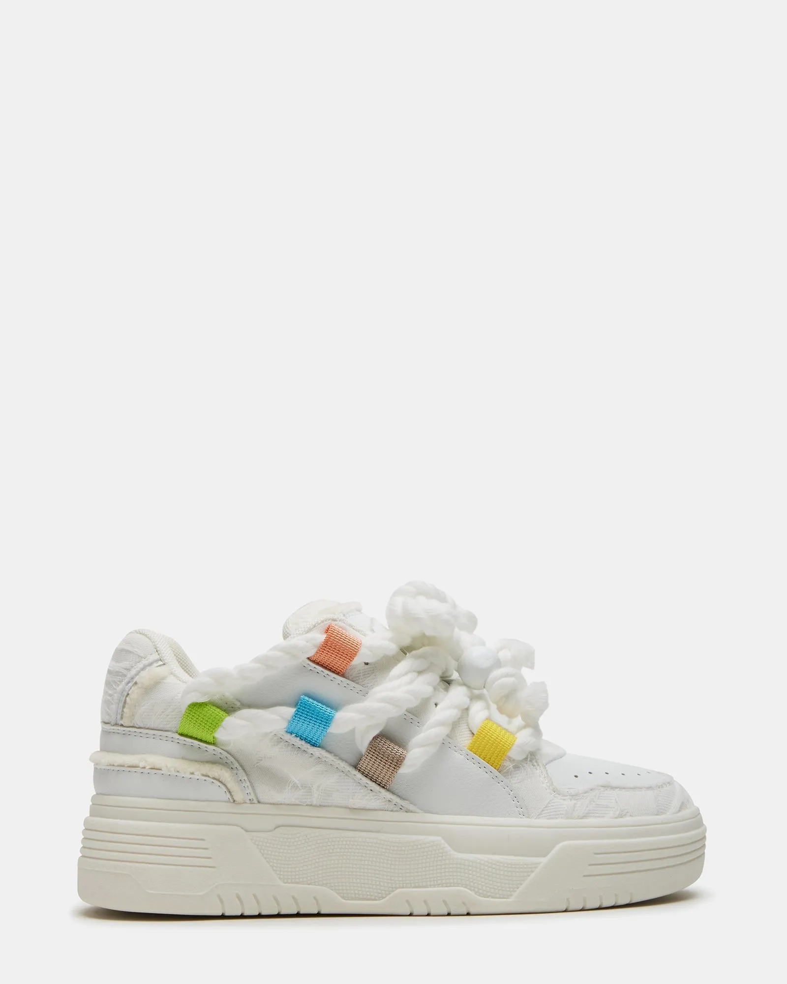 BOOMER LACE WHITE MULTI - SM REBOOTED sold by Steve Madden