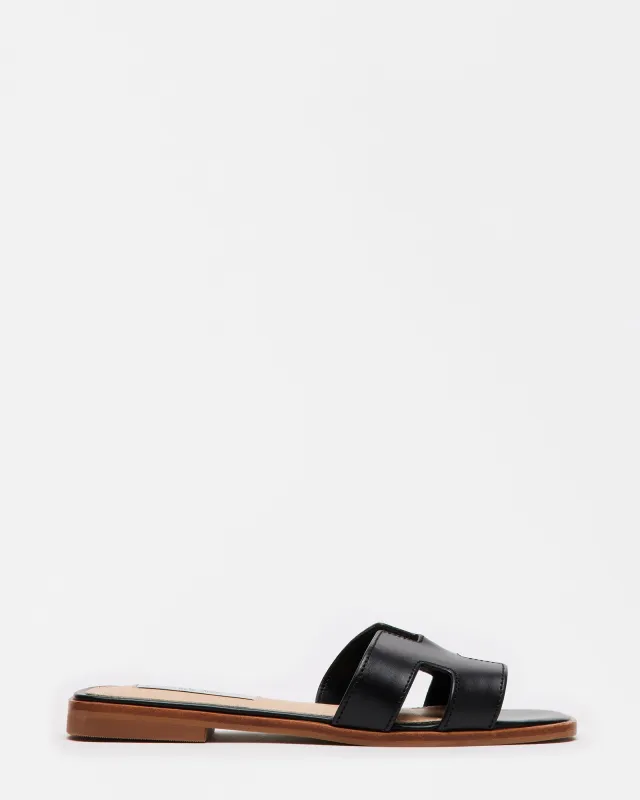 HADYN BLACK LEATHER - SM REBOOTED sold by Steve Madden