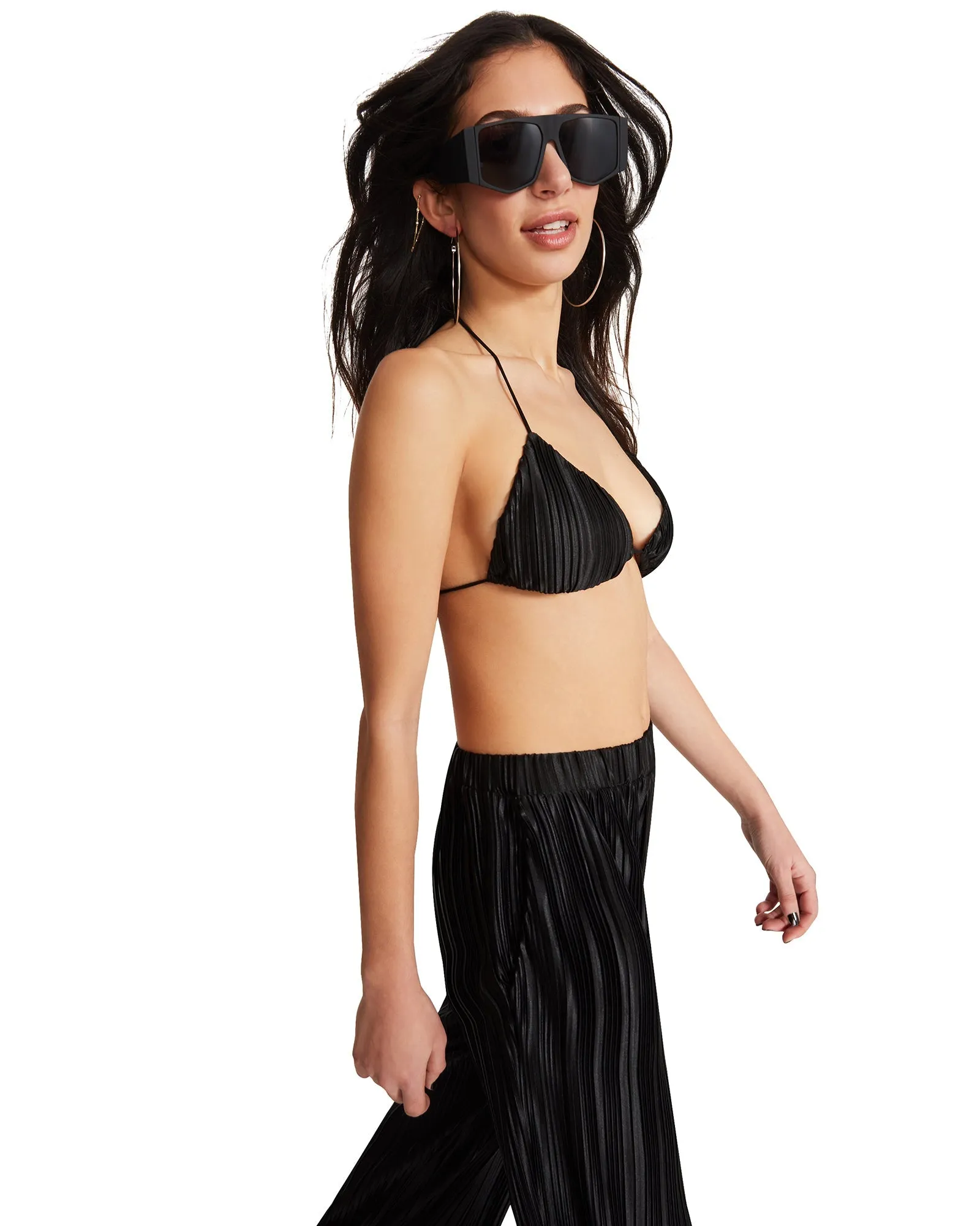 PLISSE PANT SET BLACK - SM REBOOTED sold by Steve Madden product image thumbnail 4