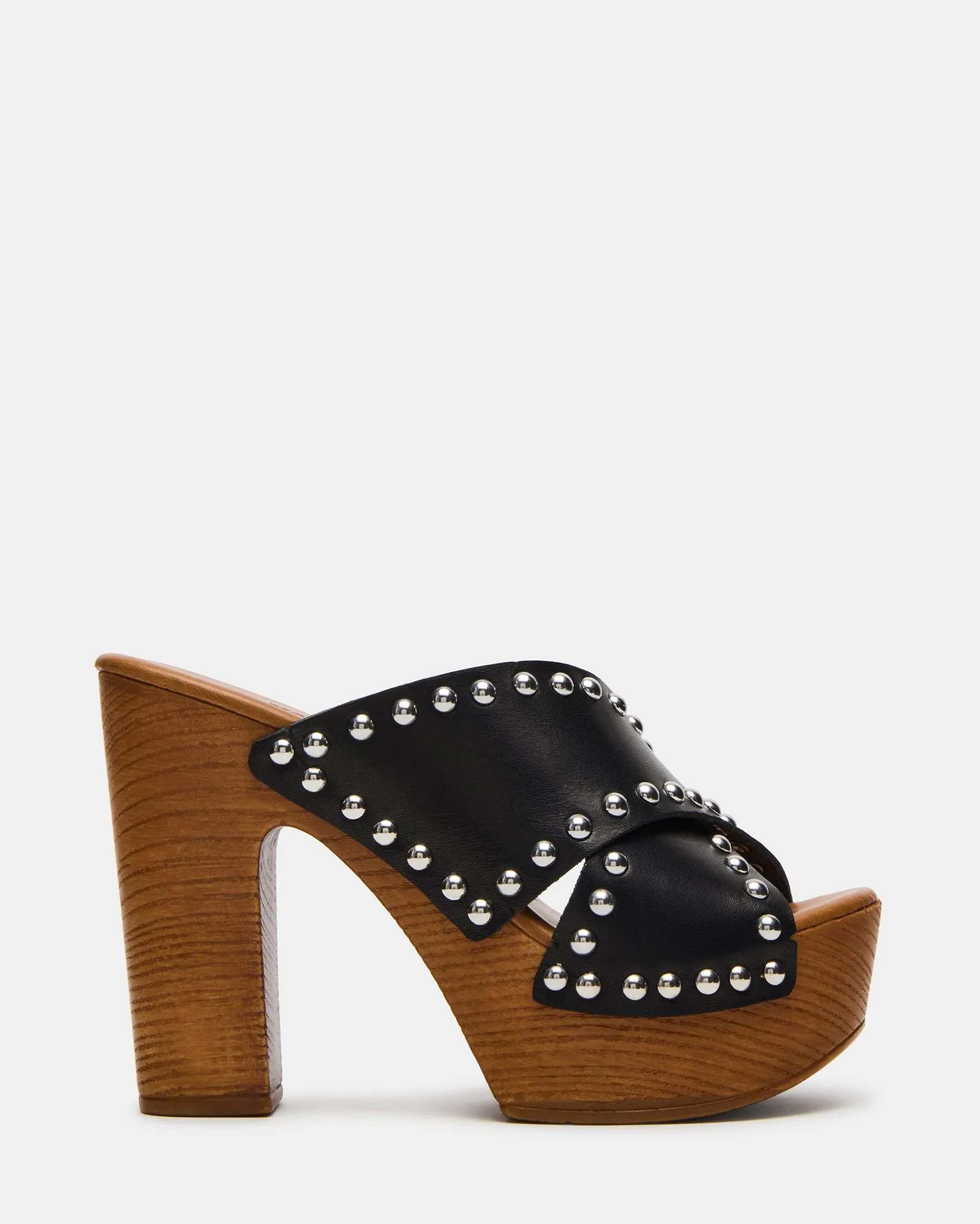 DEMI BLACK LEATHER sold by Steve Madden