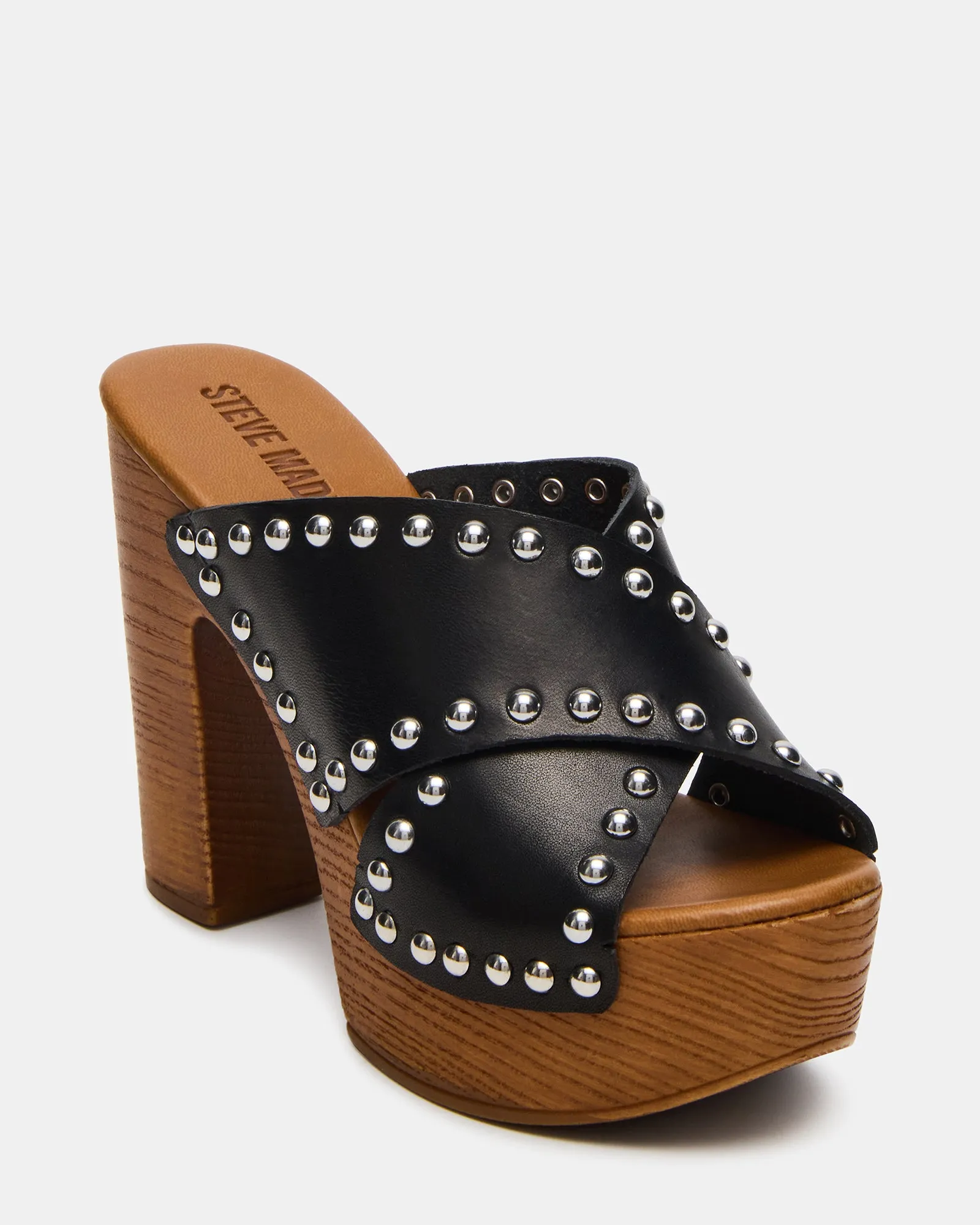 DEMI BLACK LEATHER sold by Steve Madden product image thumbnail 2