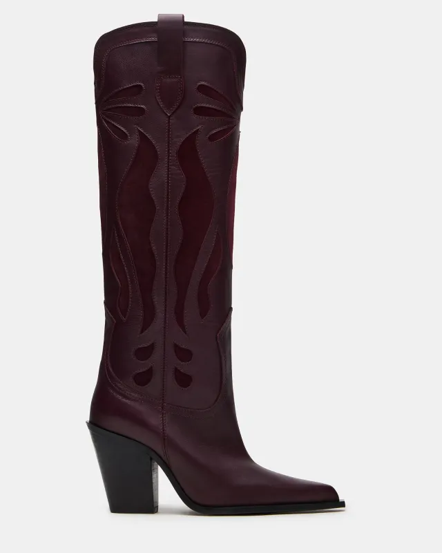 OUTLAW WINE LEATHER sold by Steve Madden