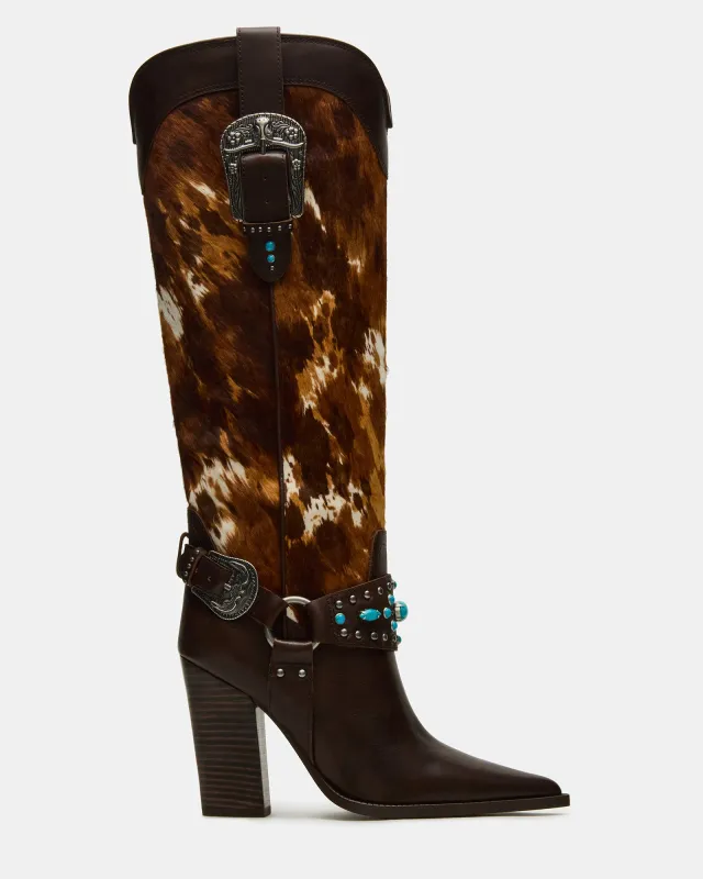 KOLT BROWN COW PRINT sold by Steve Madden